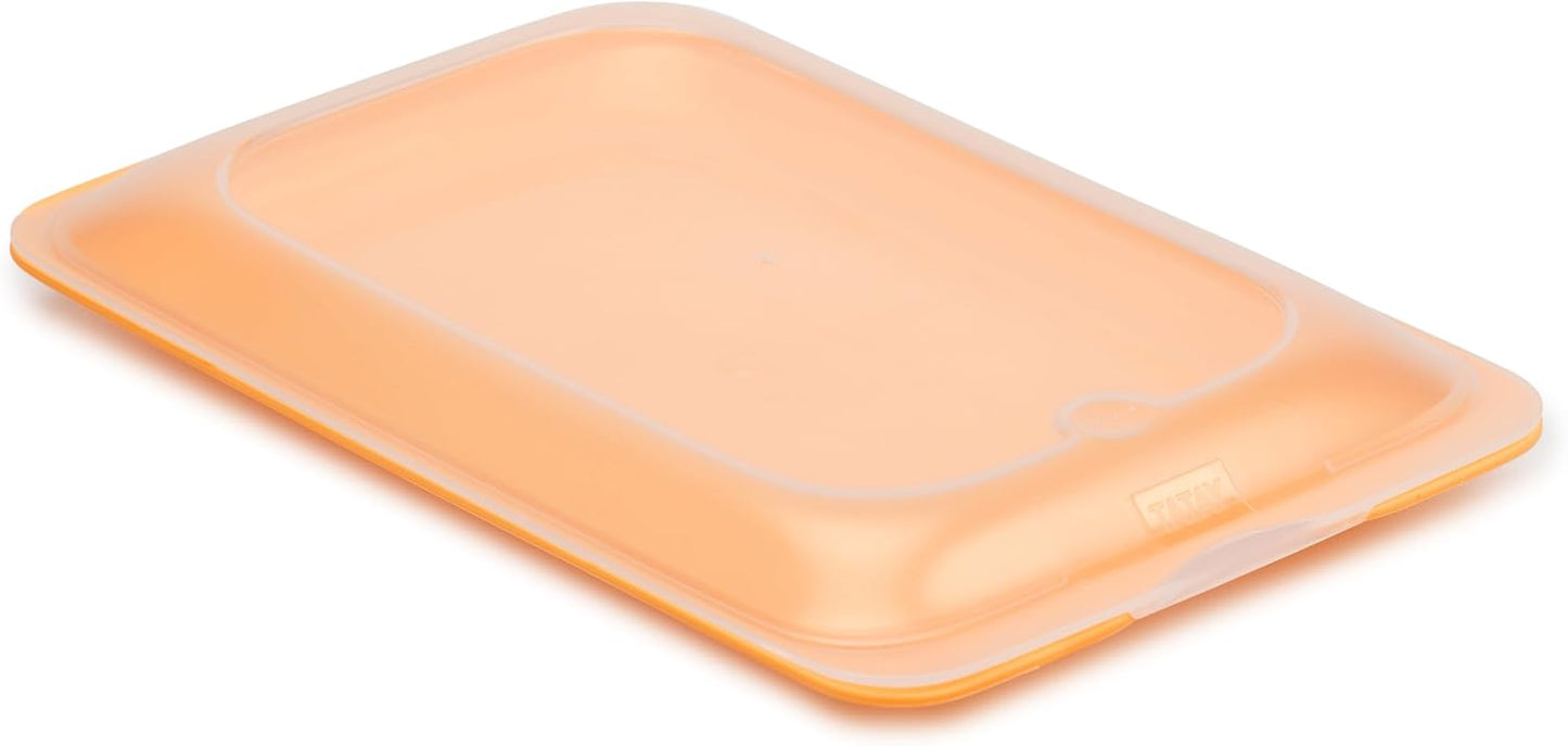4-teiliges Frischhaltedosen-Set für Aufschnitt, 4 Standard - Pastellfarben