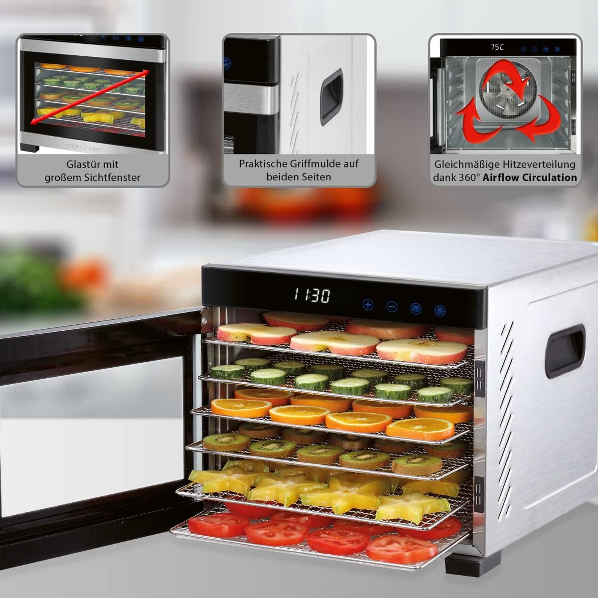Dörrautomat PC-DR 1218, 6 Ebenen
