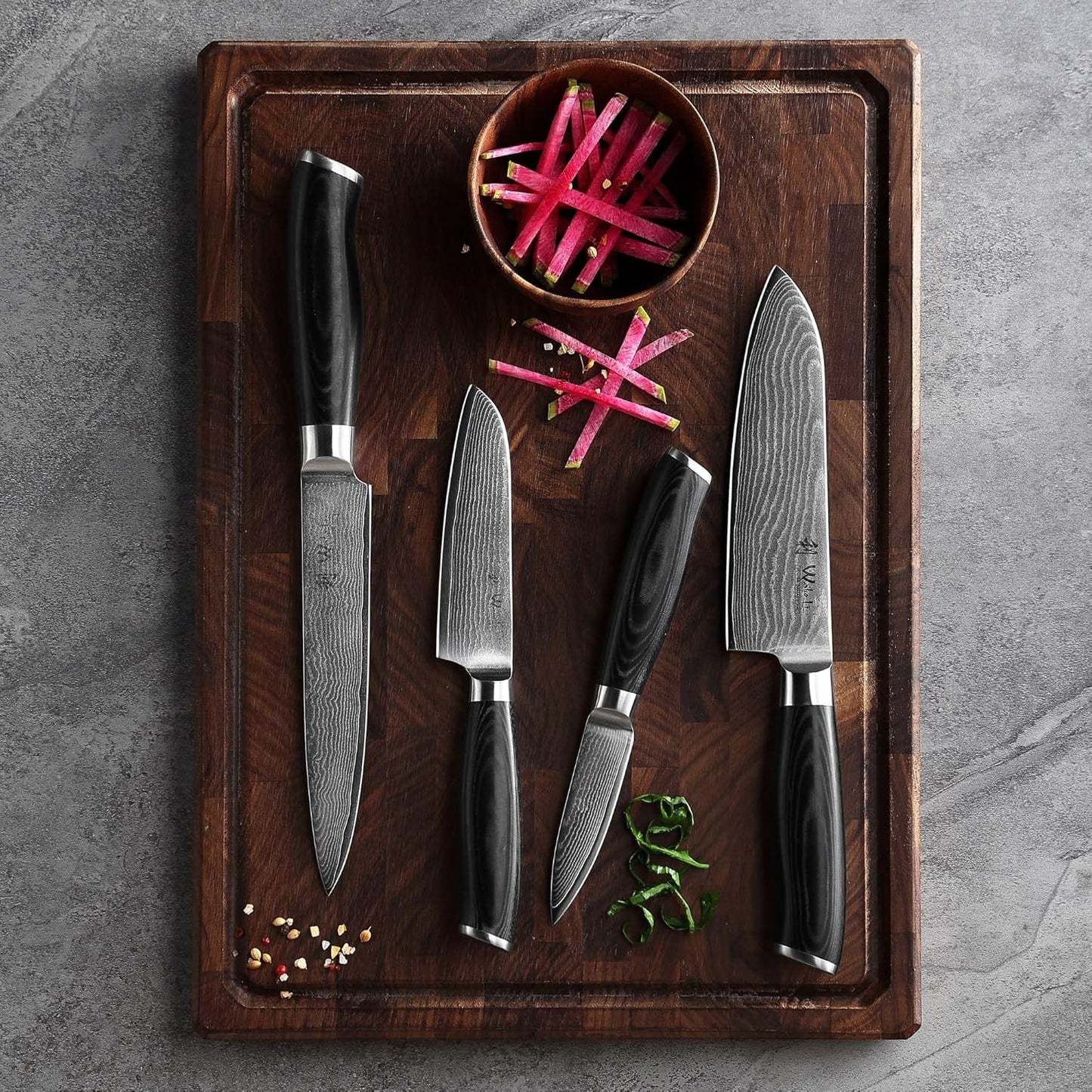 4er Küchenmesser-Set