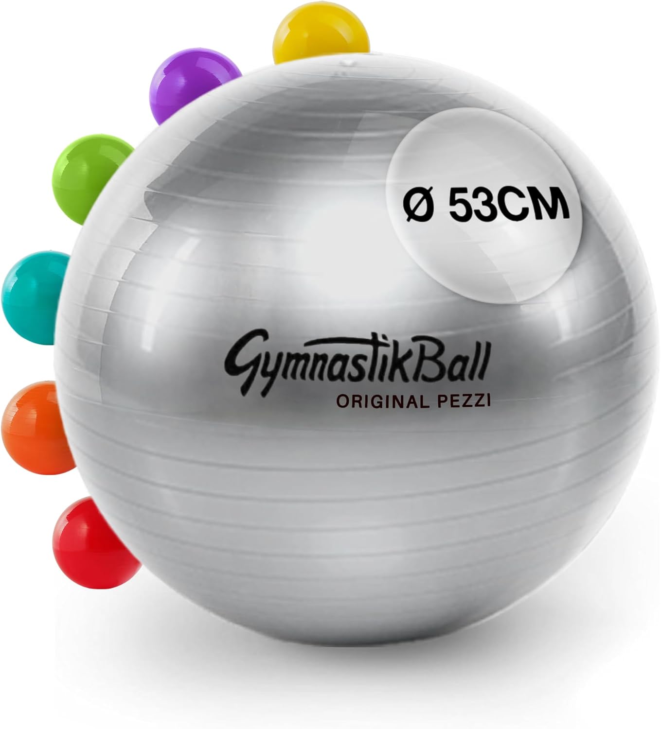 Gymnastikball Standart, Ø 53 cm Silber