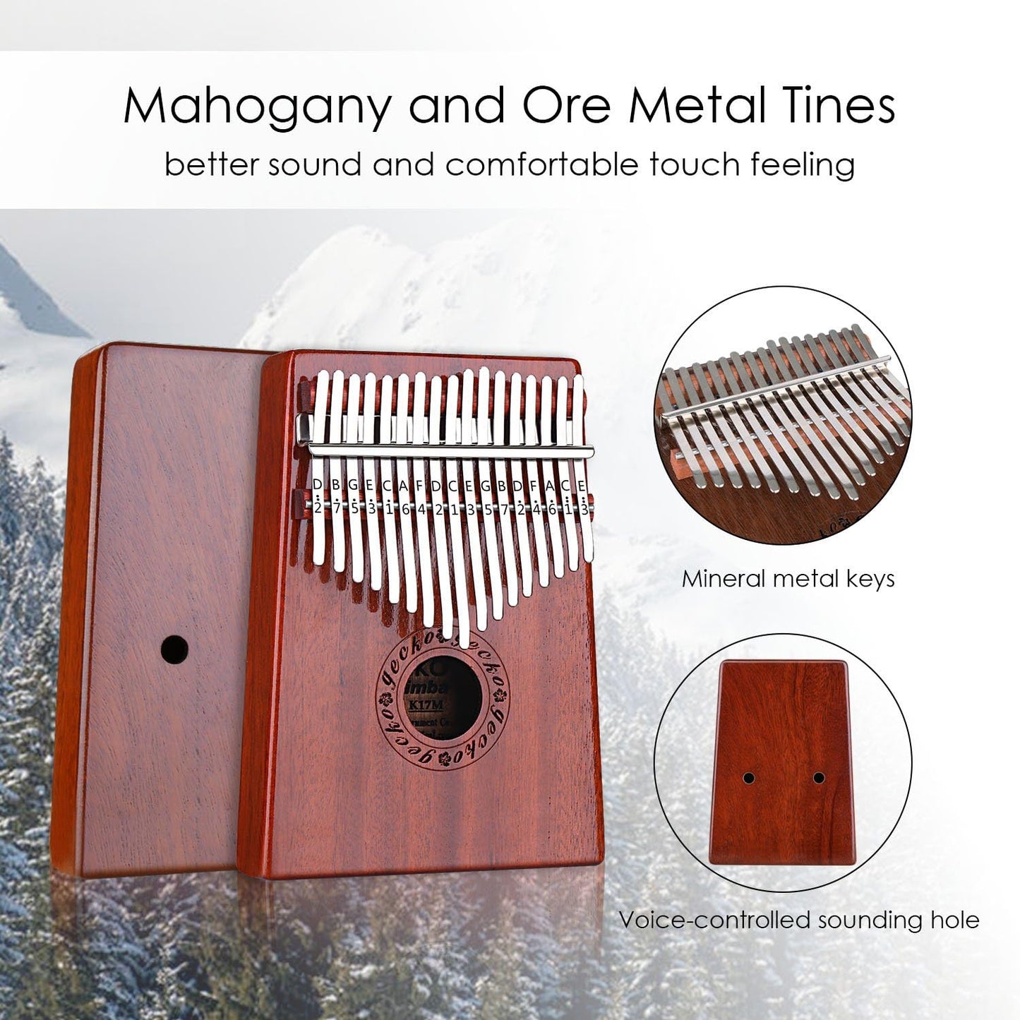 Kalimba Daumenklavier-Set