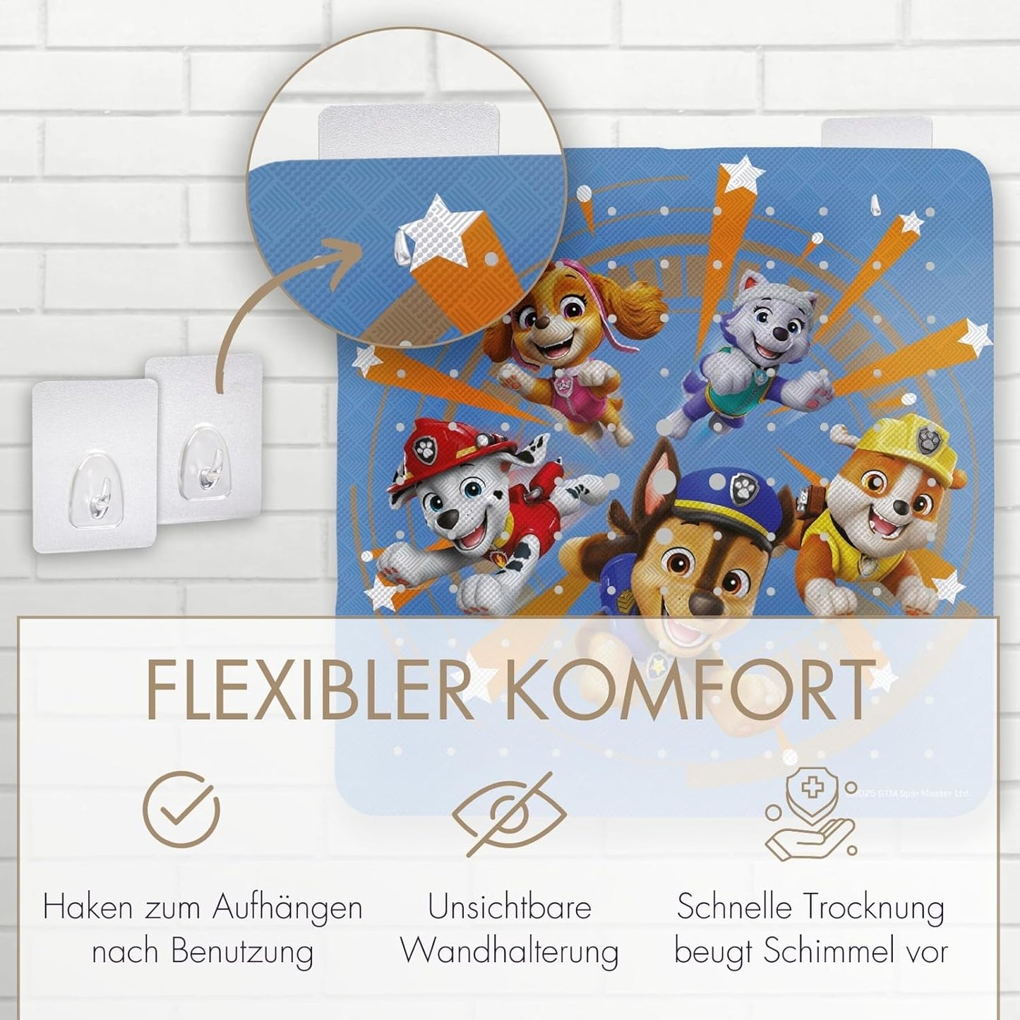 Rutschfeste Badematte PAW Patrol