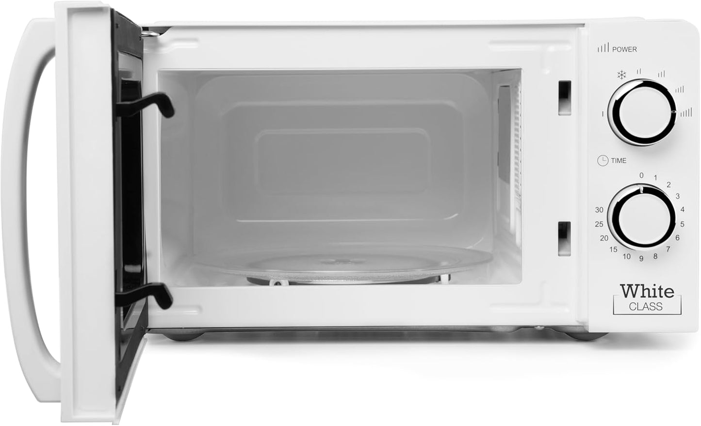 Mikrowelle mit 20L Kapazität, Ohne Grill. Weiss.