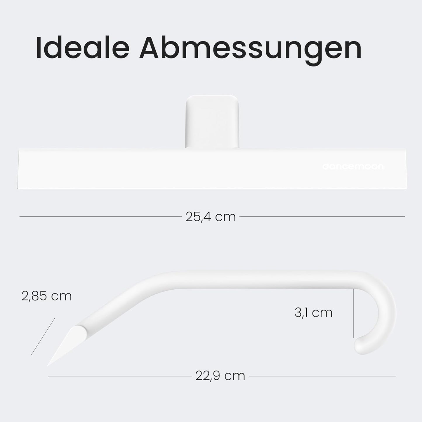 JustHang Duschabzieher, Weiss