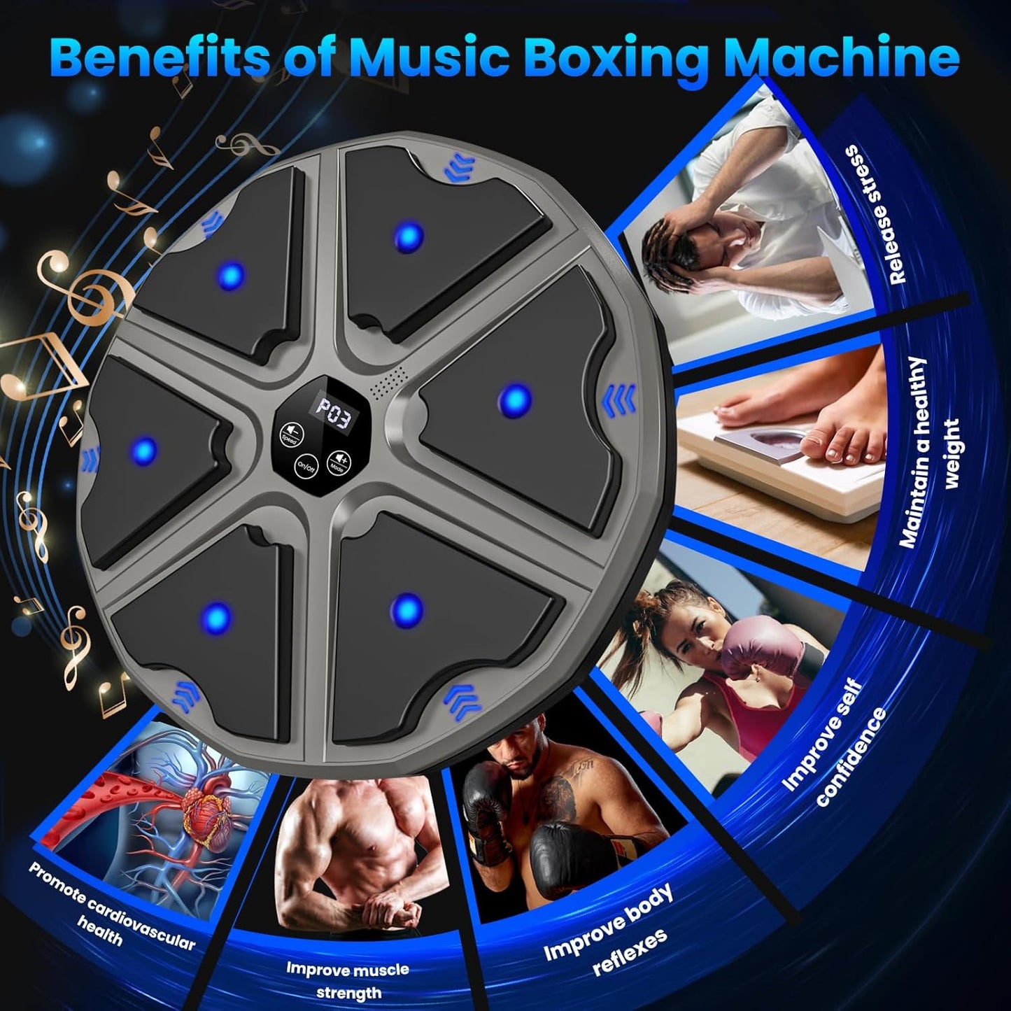 Elektronische Boxing Machine, grau