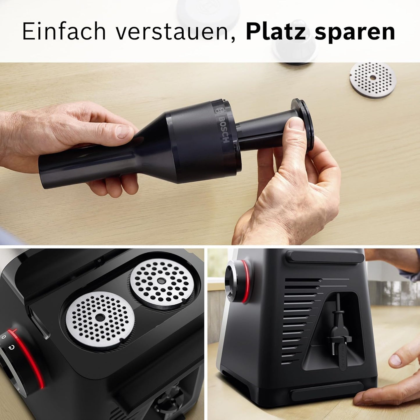 Fleischwolf Serie 8 mit Kebbe- & Wurst-Aufsatz