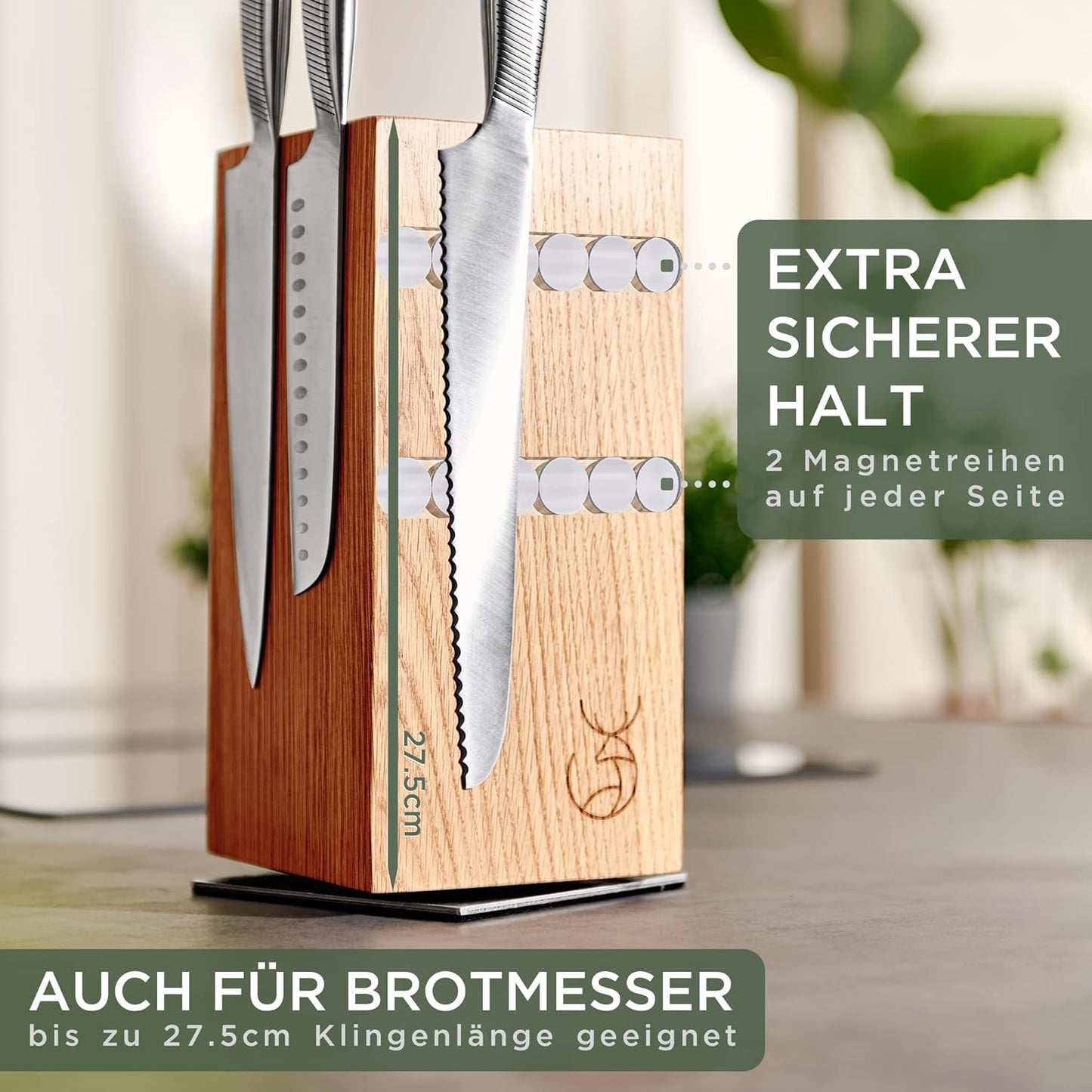 Design Messerhalter, 360°