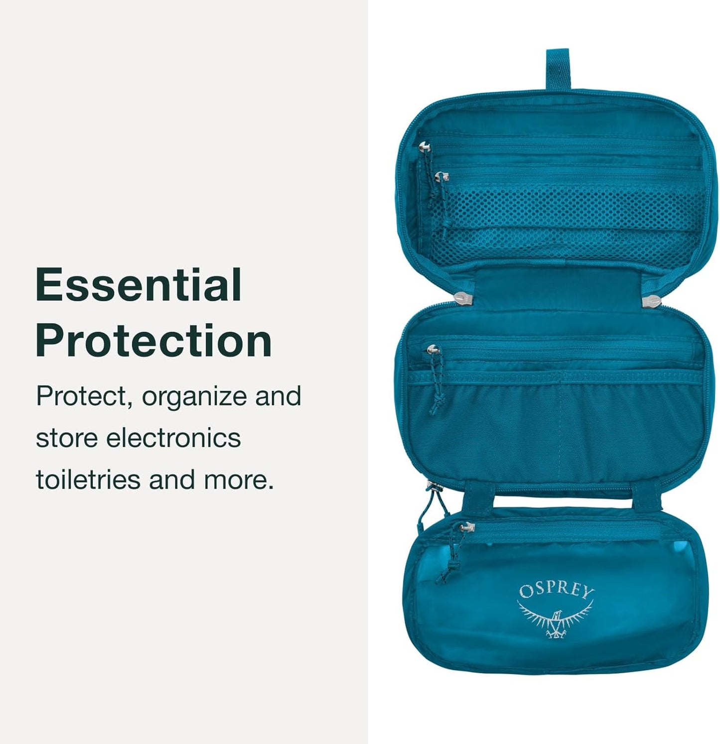 Ultralight Zip Organizer 2, Waterfront Blue