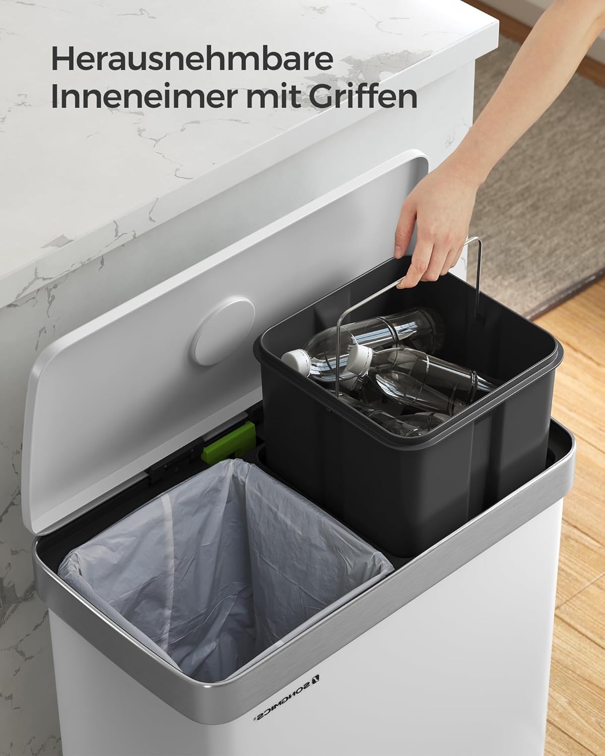 Kücheneimer LTB202W01, Weiss