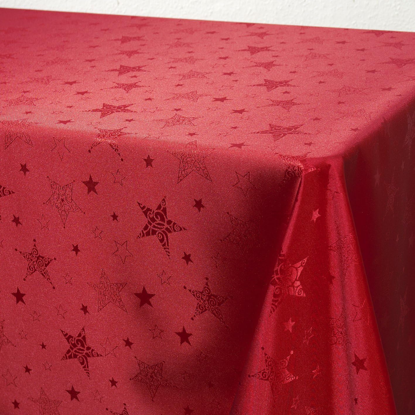 Tischdecke Magic Stars, 250 x 150 cm (Rechteckig) Rot