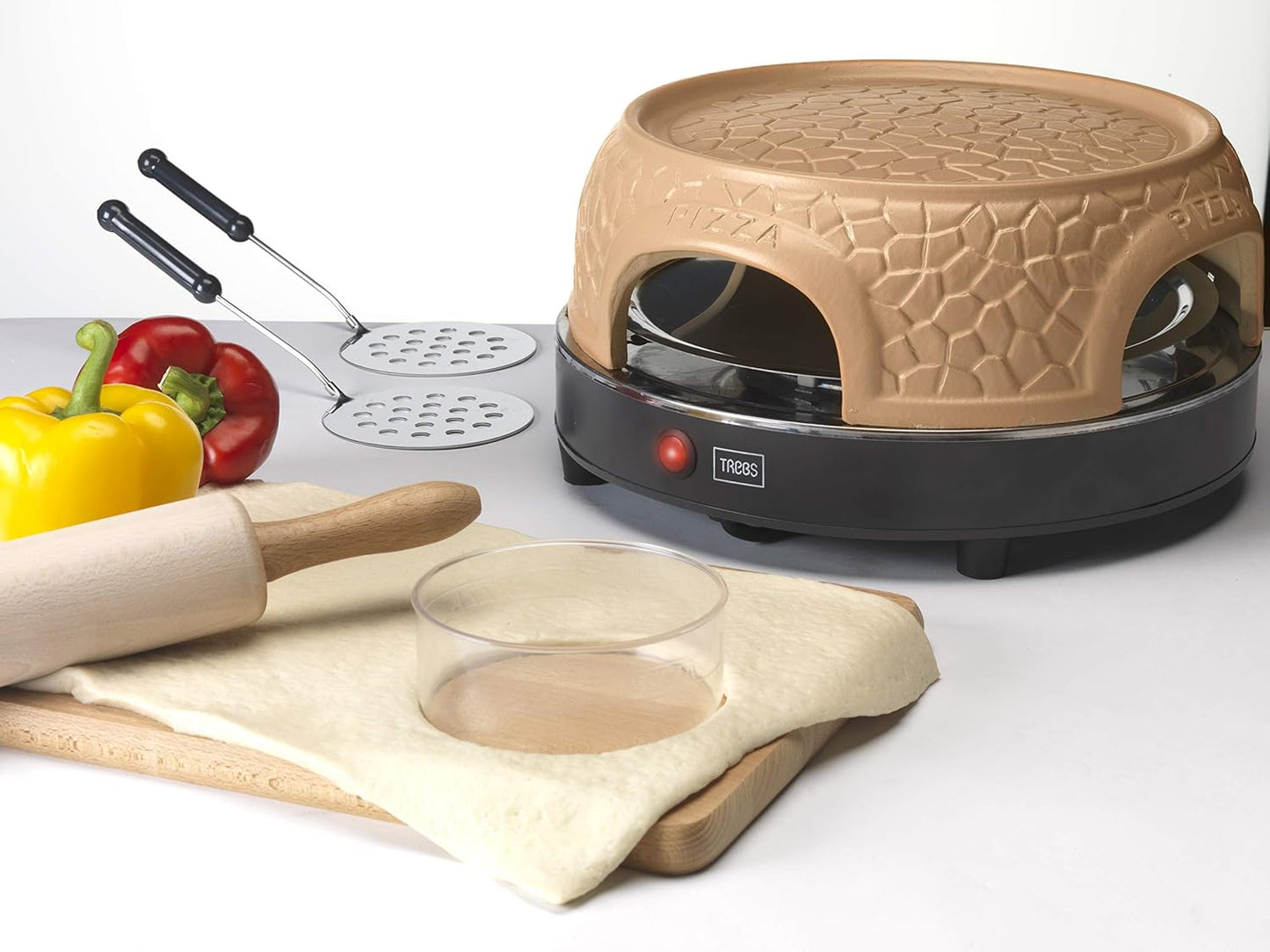 Pizzagusto 99390 - Pizzaofen, Flachkuppel / 4 Personen