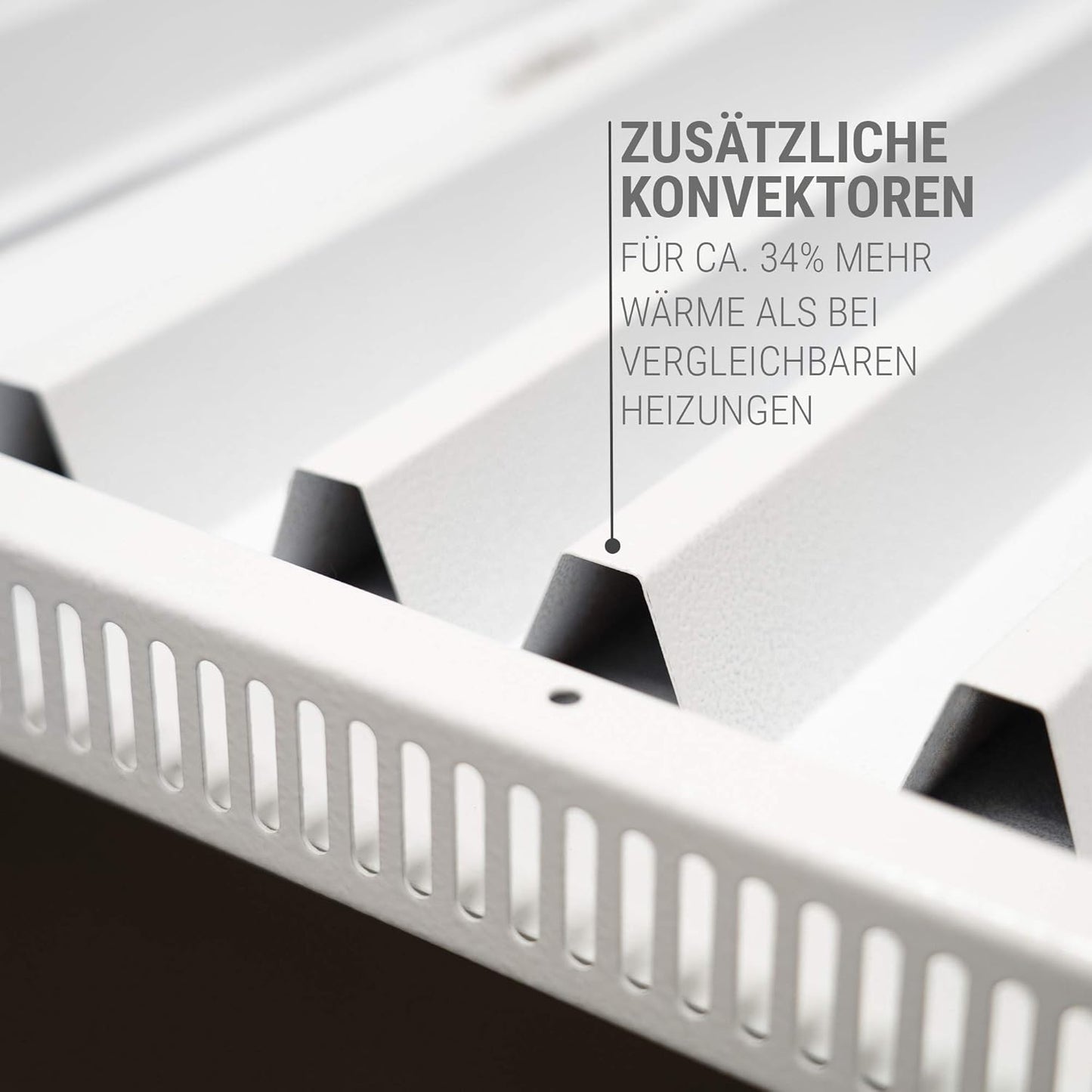 Konvi Infrarotheizung mit Thermostat, 1200 Watt