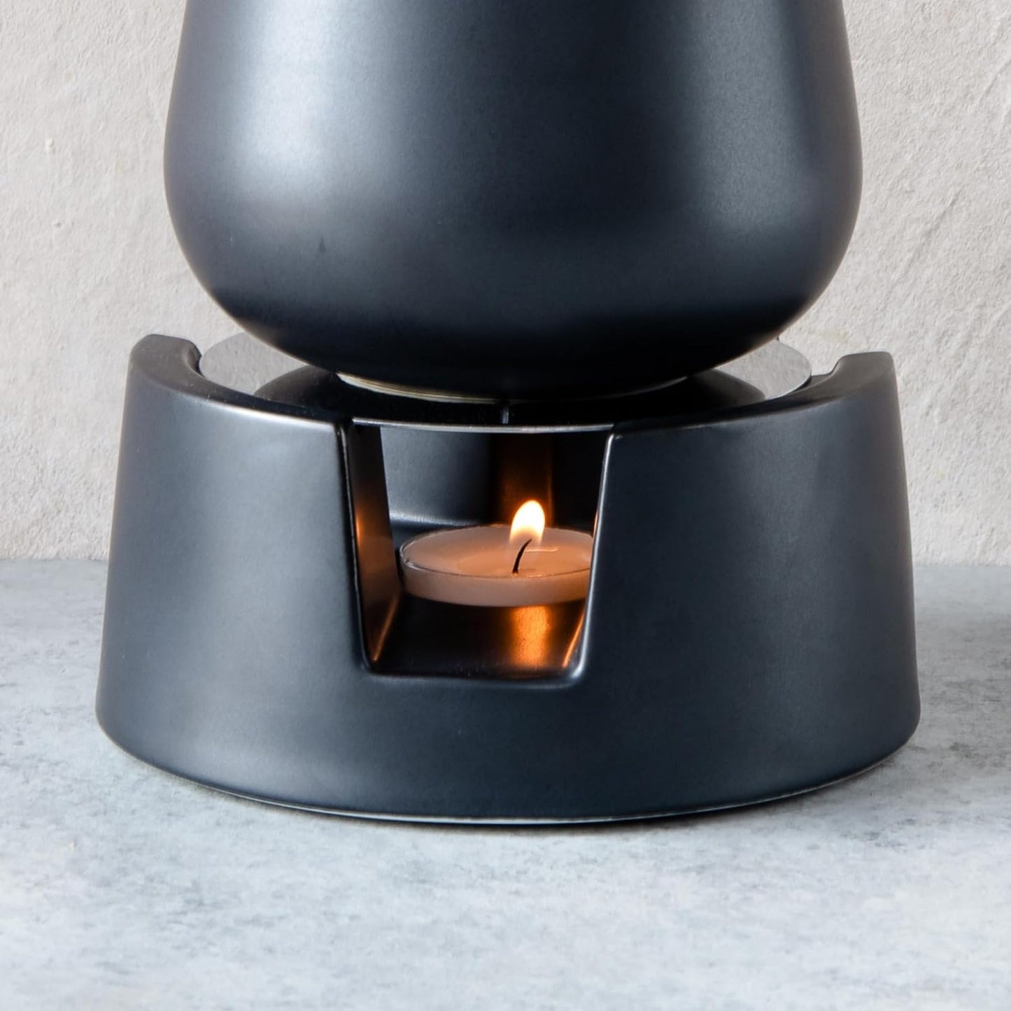 Stövchen für Kaffeekanne, Stövchen Schwarz Stövchen