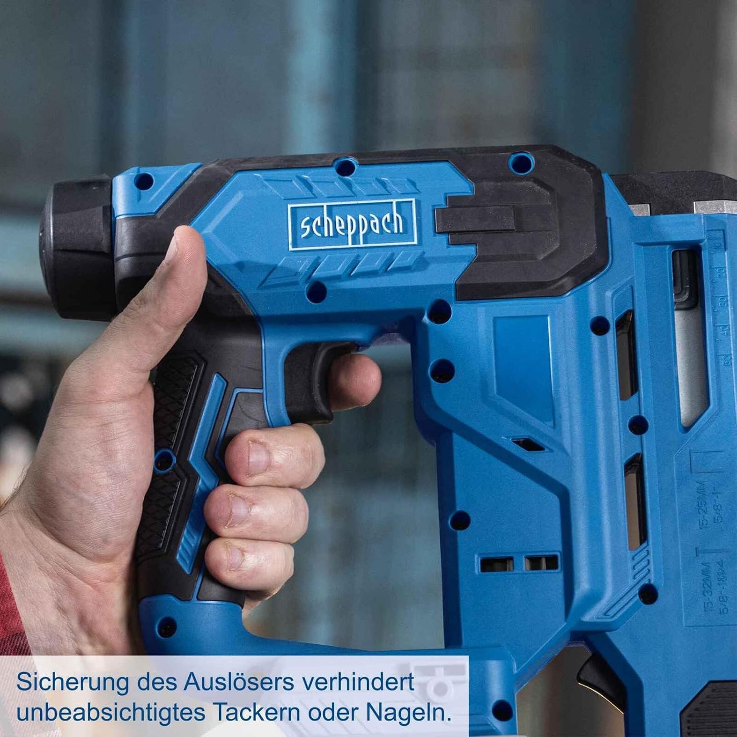 Akku-Klammer- und Nagelpistole C-NAG180-X, mit 2Ah Akku & Ladegerät