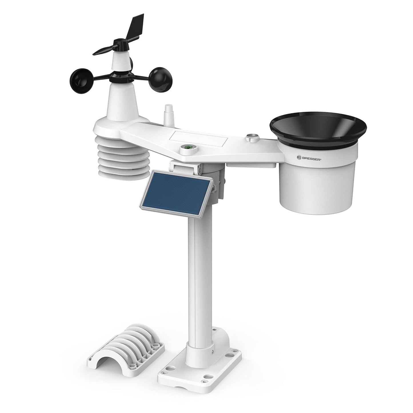 WLAN-Wetterstation mit Aussensensor und Windmesser, Bresser Wetterstation 7-in-1 Single
