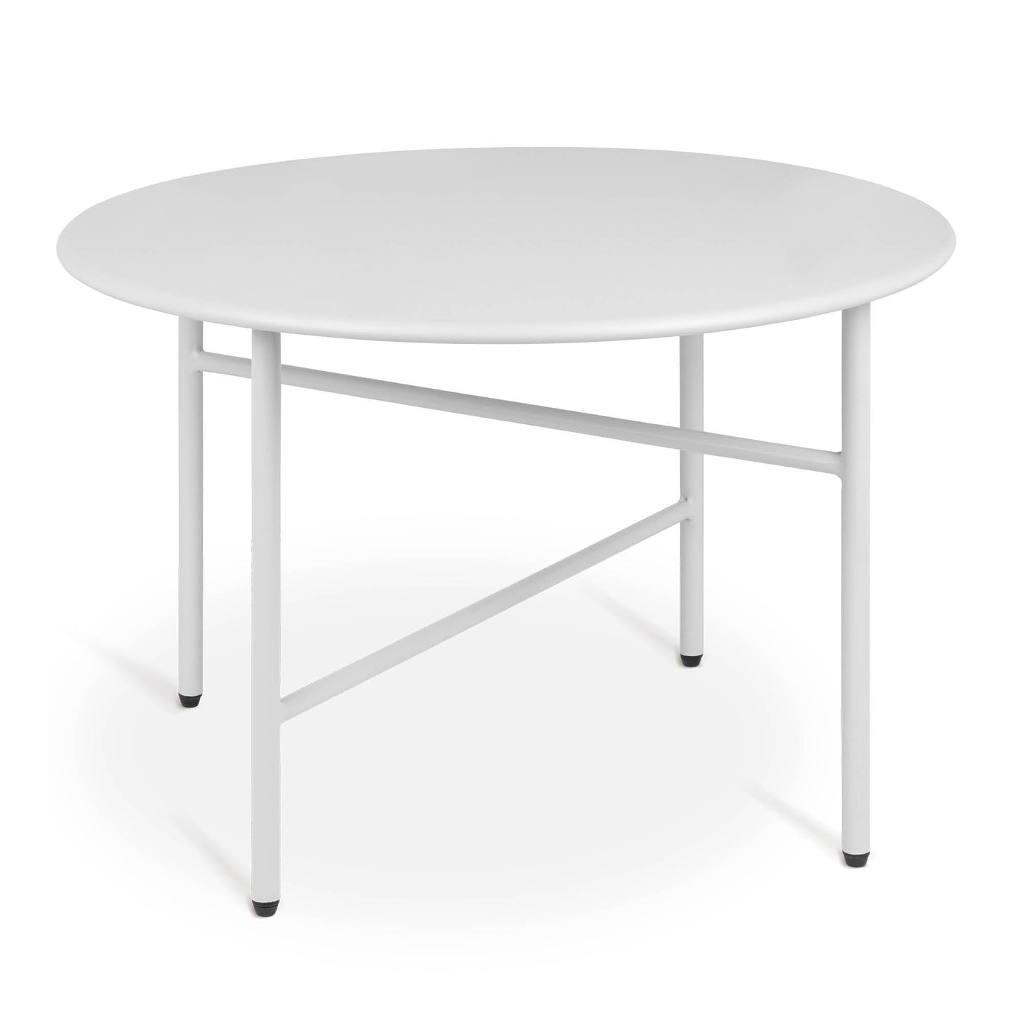 Beistelltisch, Tischplatte: Ø 53cm - Höhe: 36cm Weiss