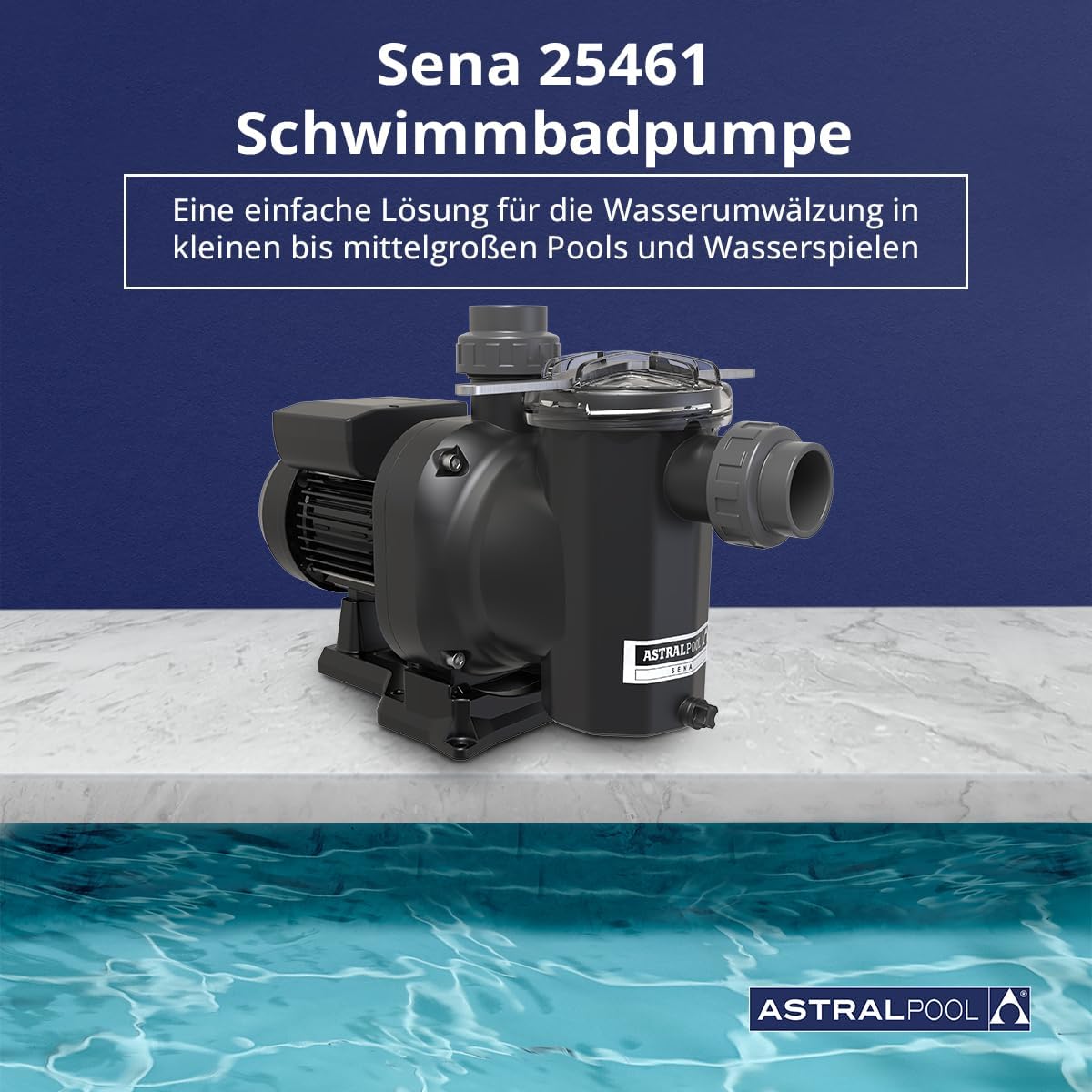 Selbstansaugende Pumpe Sena 1/3 PS, 1/3 cv