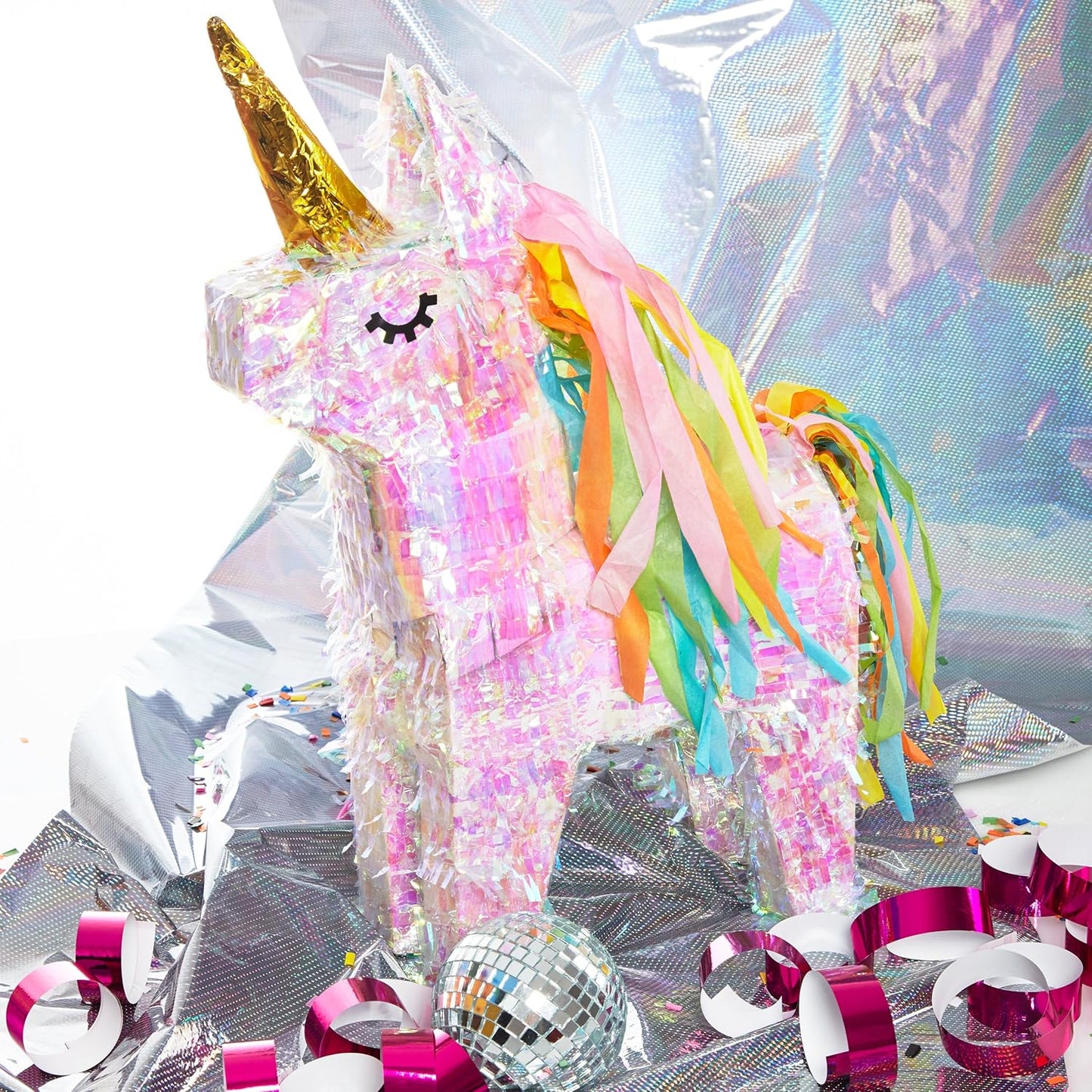 Einhorn-Piñata-Set zum Befüllen