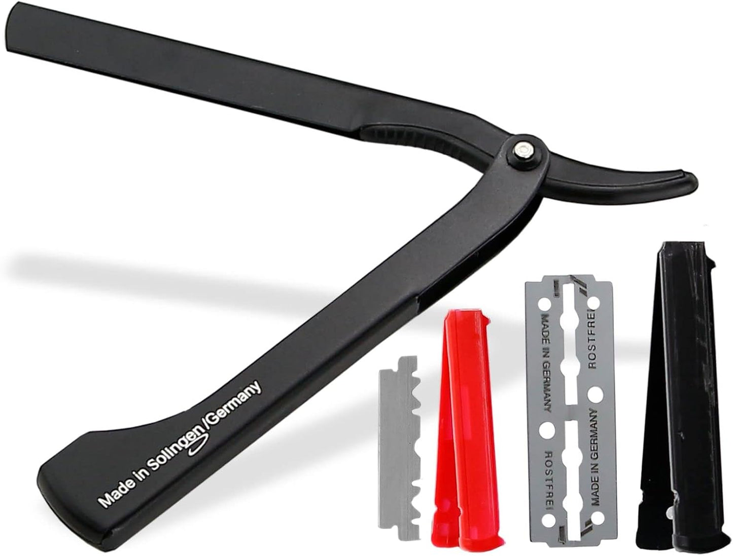 Rasiermesser mit Wechselklingen, Schwarz