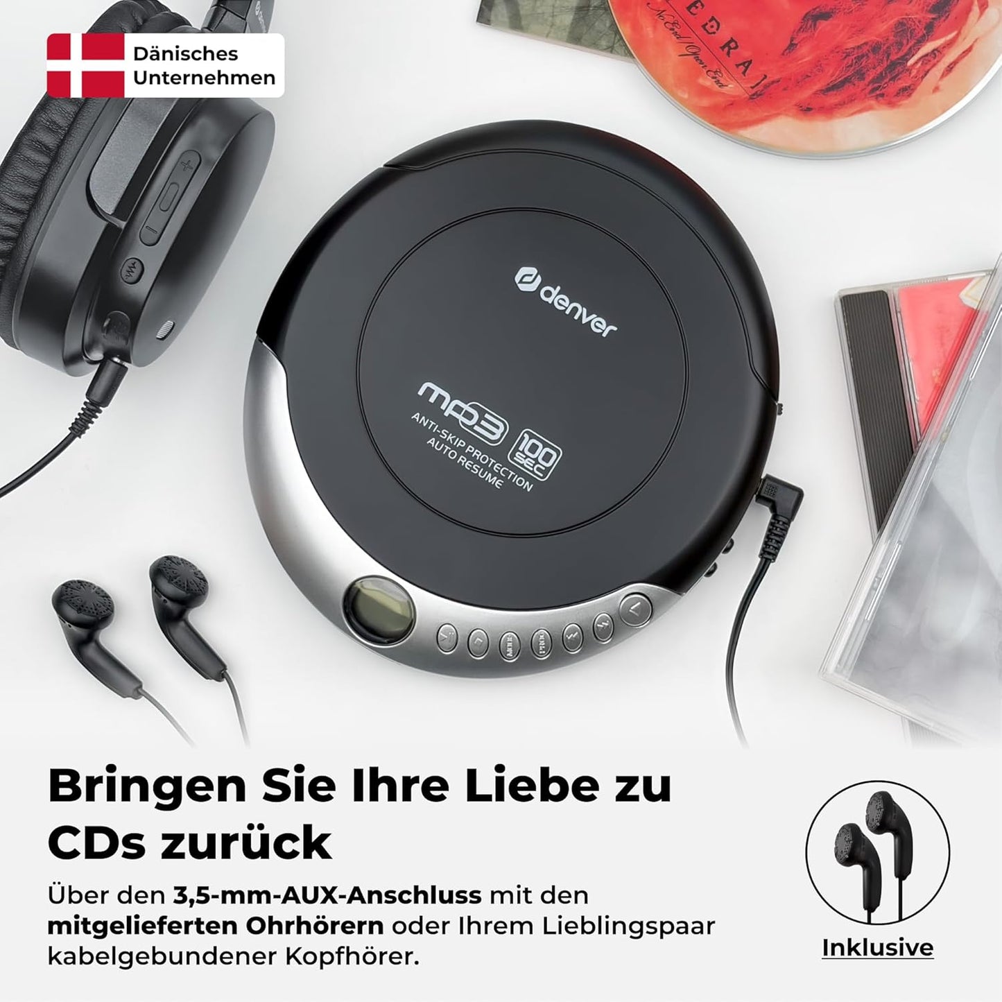 Tragbarer CD-Player DMP-391