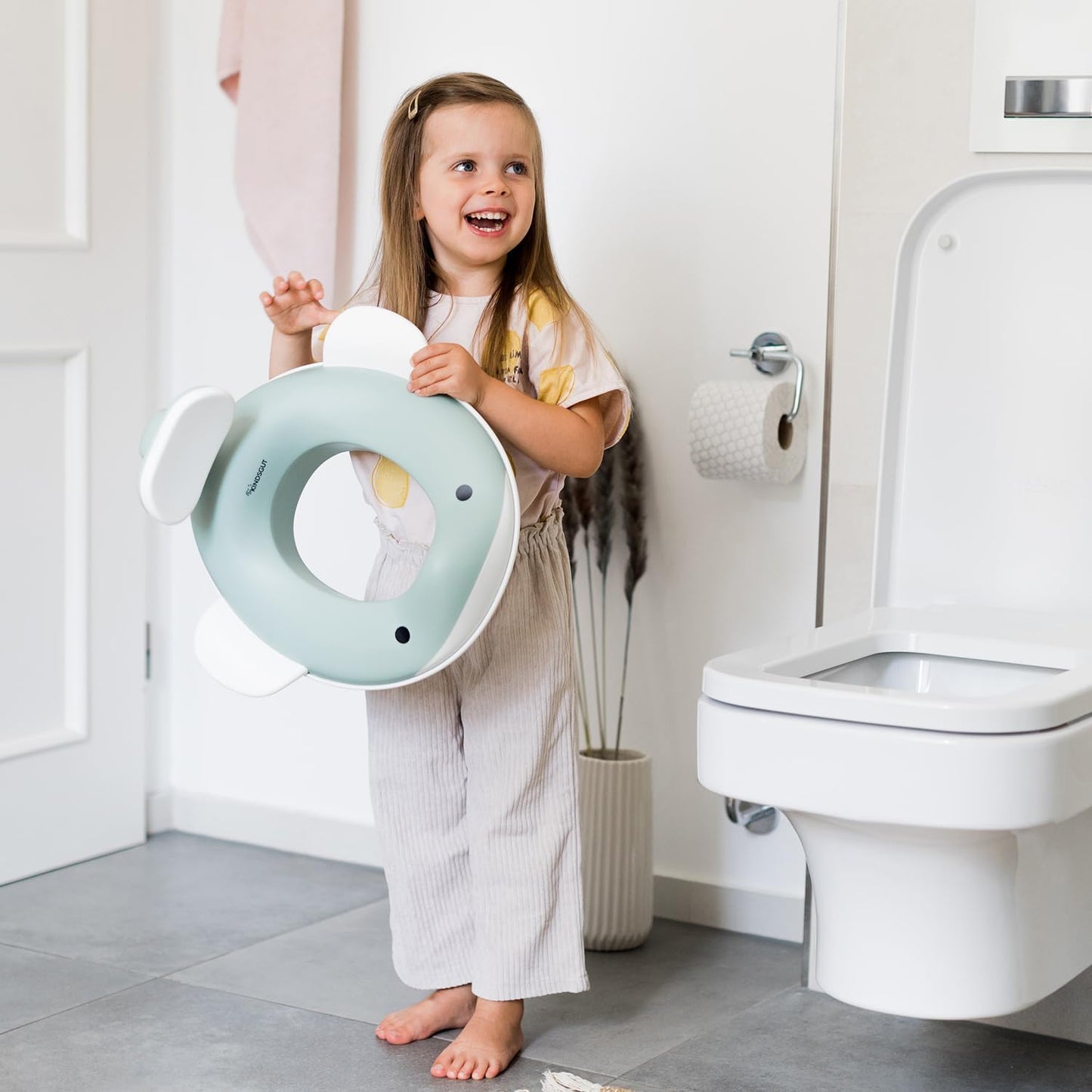 Toilettenaufsatz Wal, Aquamarin