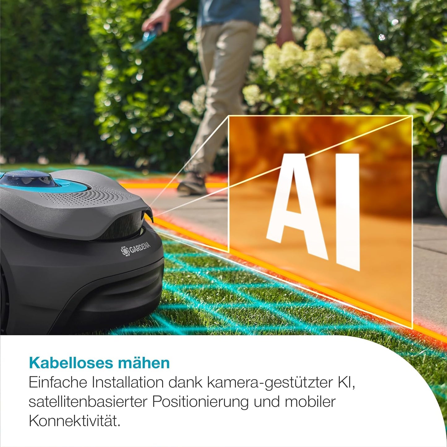 Mähroboter Smart Sileno Sense, Bis 400 m²