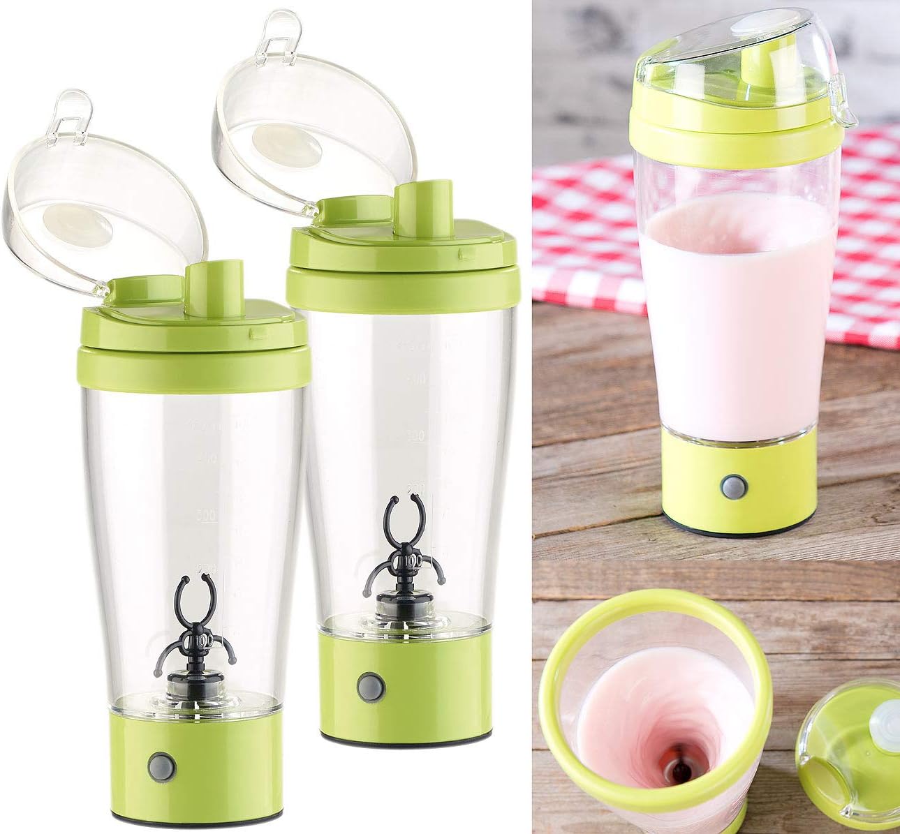 2er Shaker-Set, selbstrührend