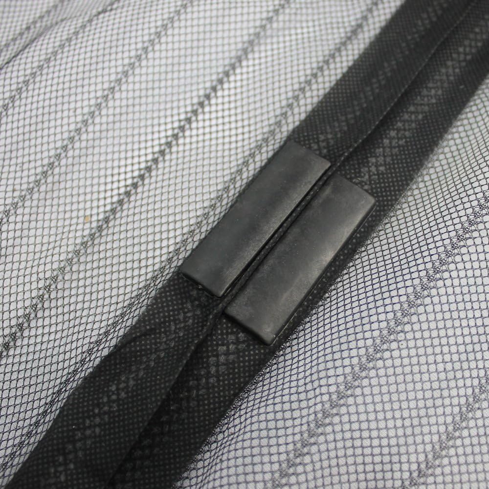 Klemm-Lamellenvorhang mit Magnet-Vorhang, Magnet-Vorhang