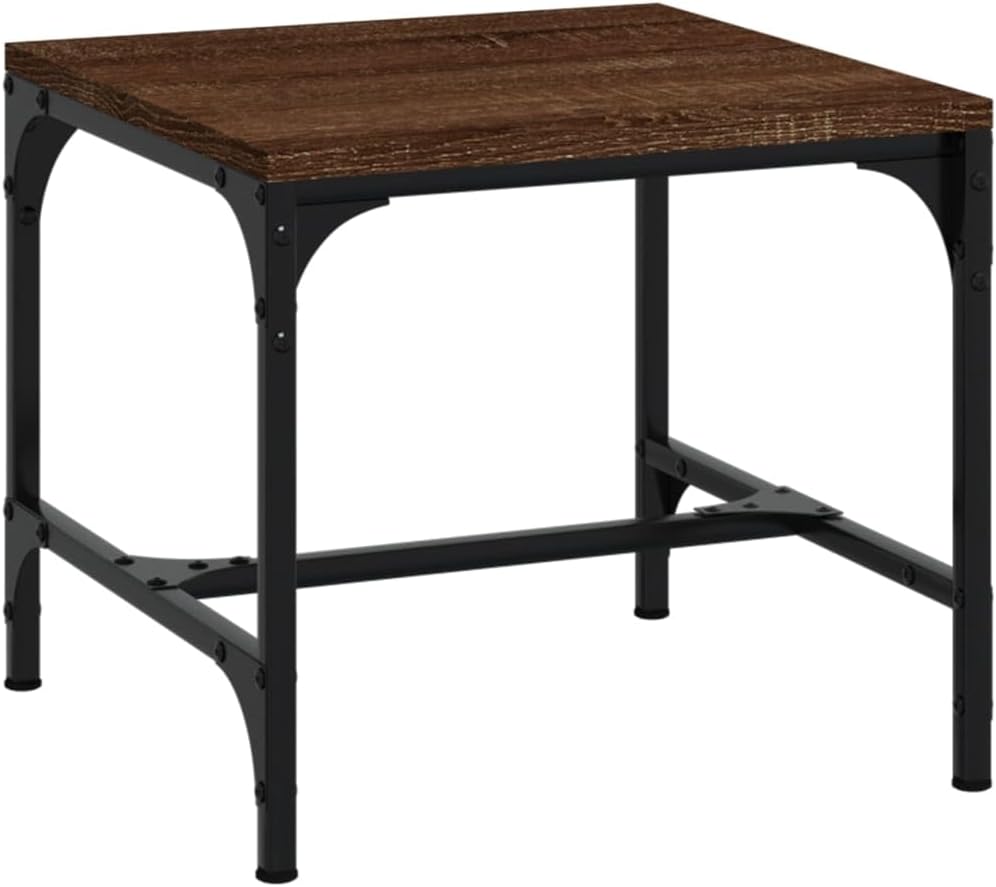 Beistelltisch-Set, 40 x 40 x 35 cm Braune Eiche 2