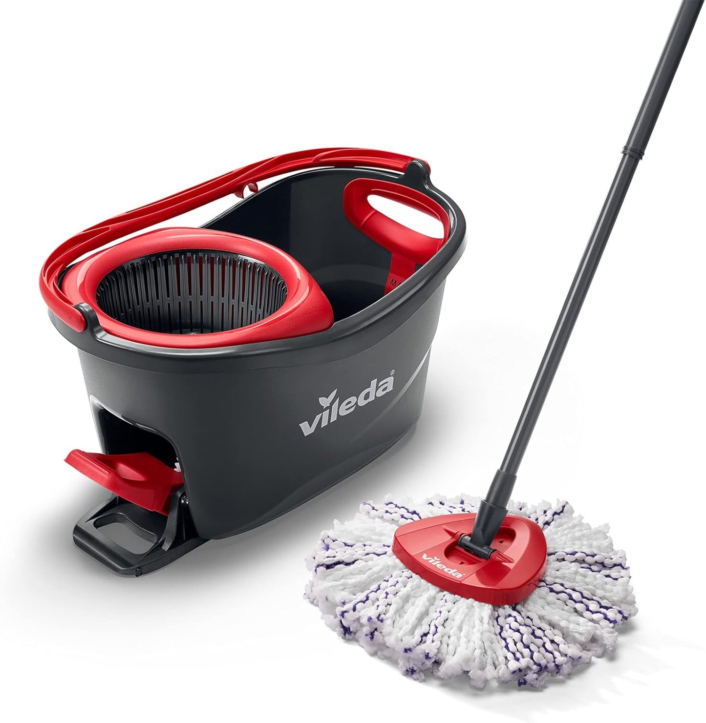 Turbo 3in1 Wischmopp-Set mit Pedal-Schleuder, Turbo 3in1 Komplettset