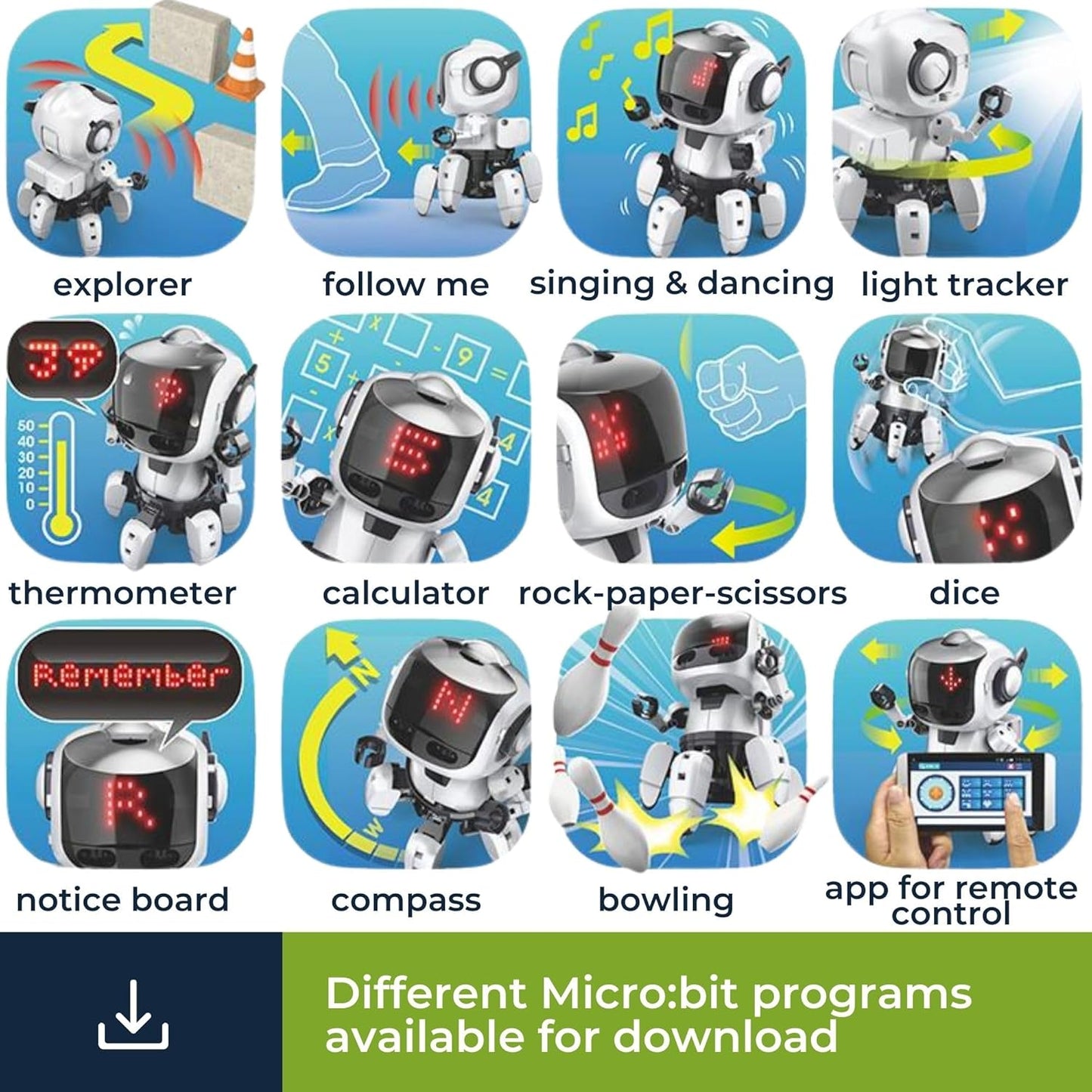 Tobbie the Robot II Micro:Bit, KSR20