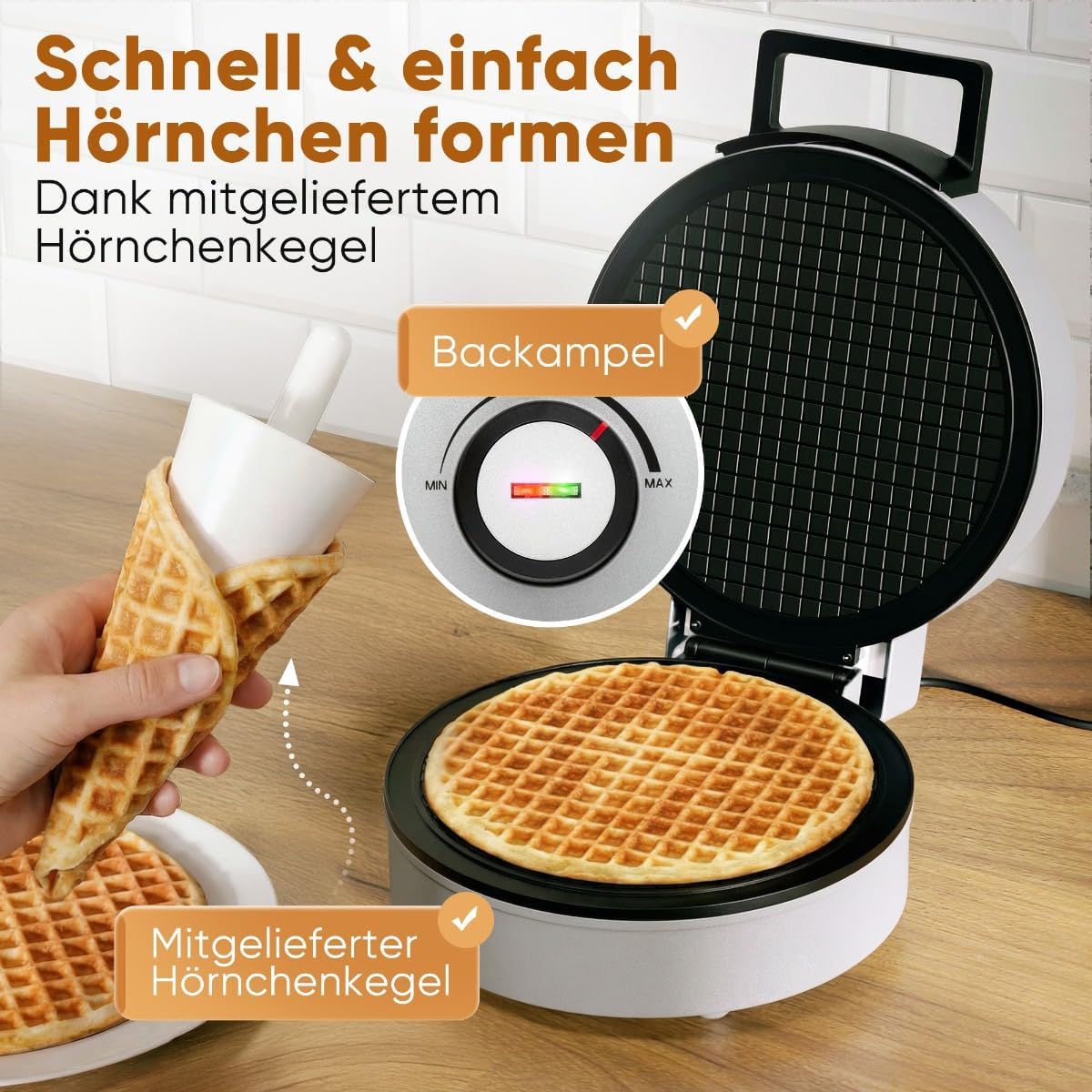 Hörncheneisen mit Antihaftbeschichtung, Silber