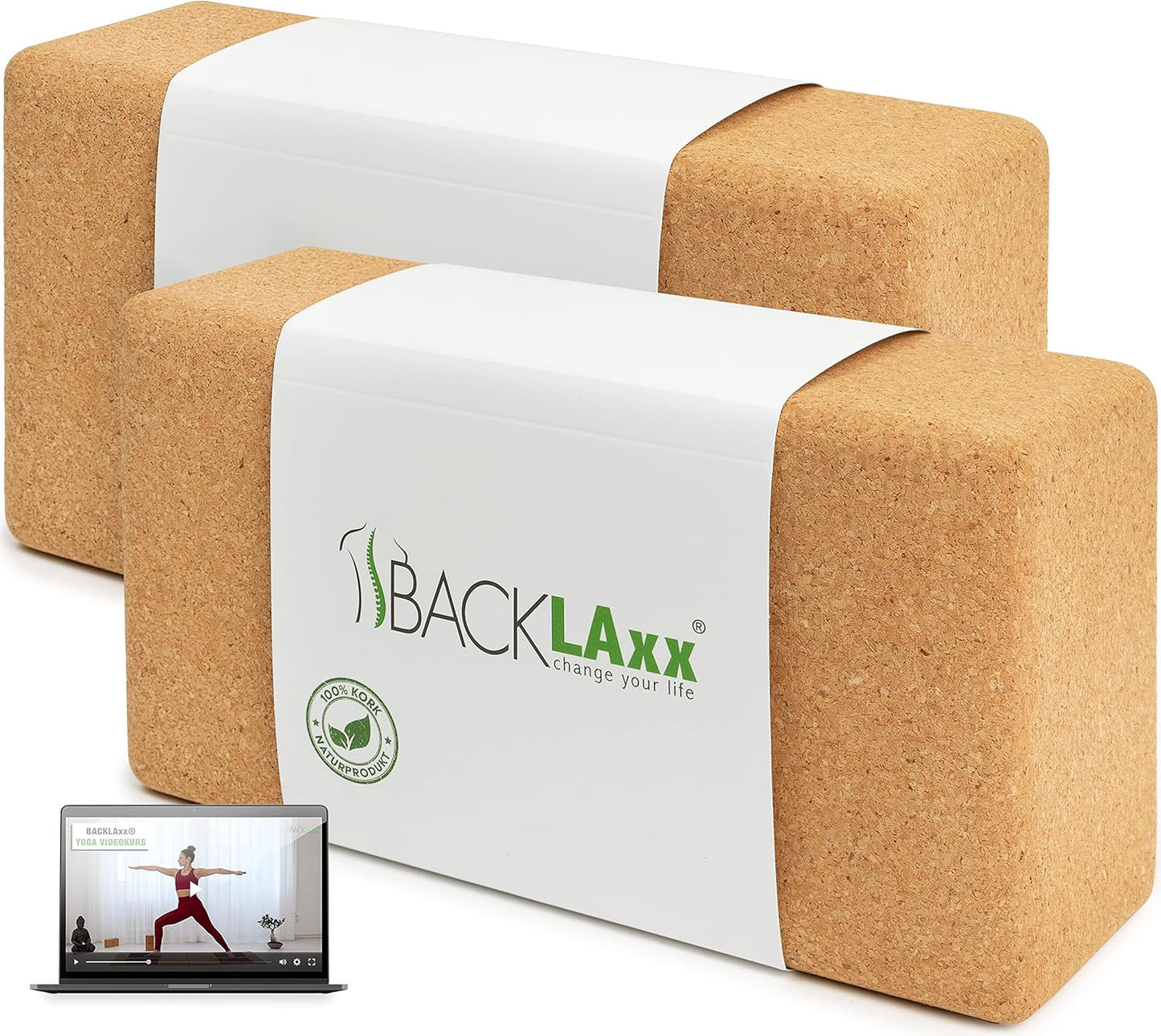 2er-Set Yogablock