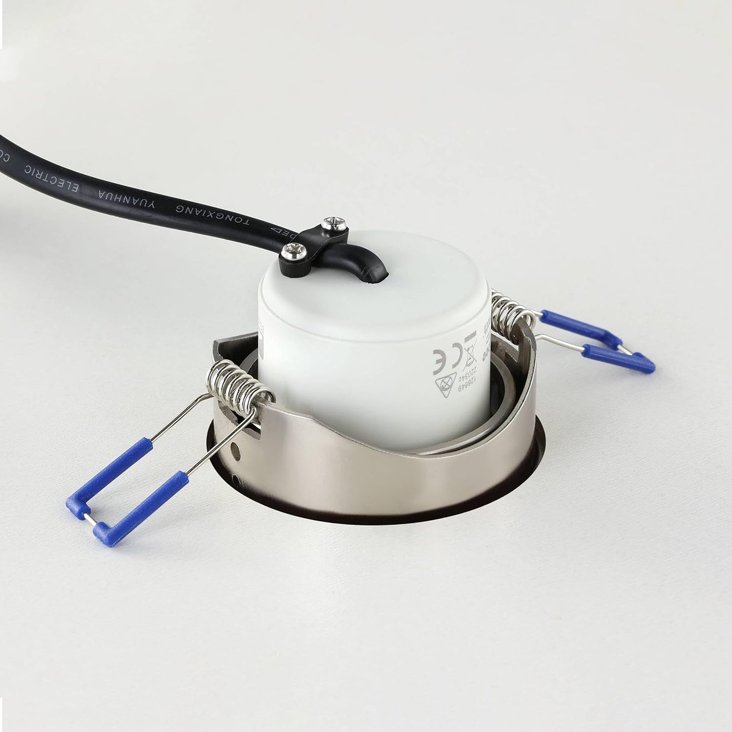 LED-Einbaustrahler Saliceto-Z, Ohne Fernbedienung Nickel-matt