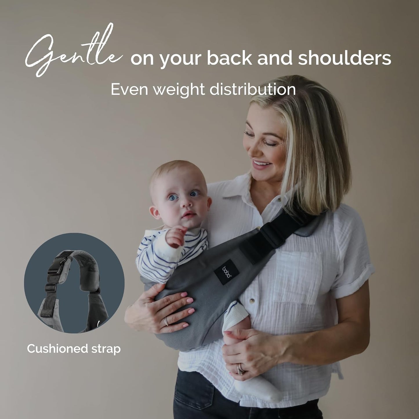 Hüfttrage für Babys und Kleinkinder (9-48 Monate), Grey