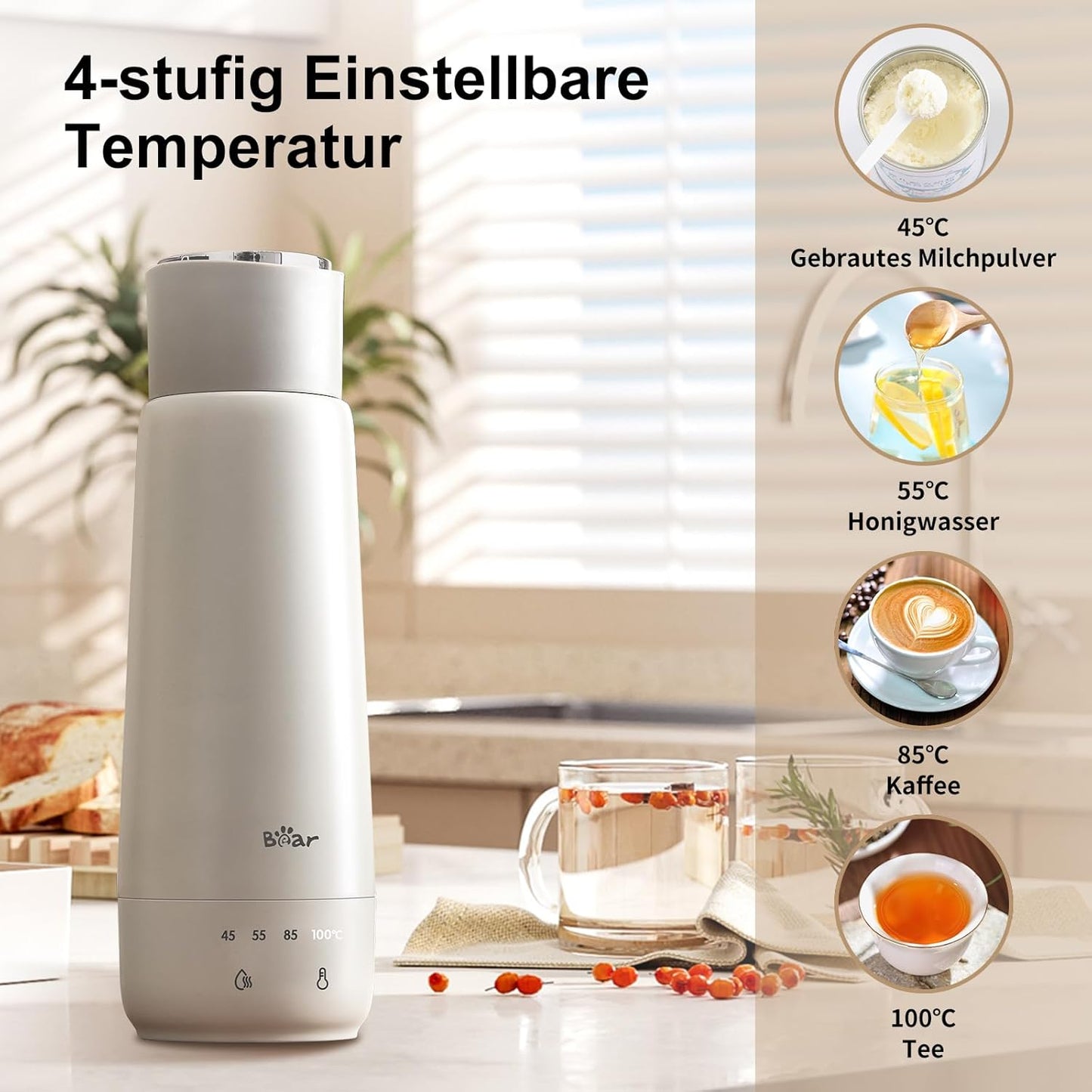Tragbarer Wasserkocher