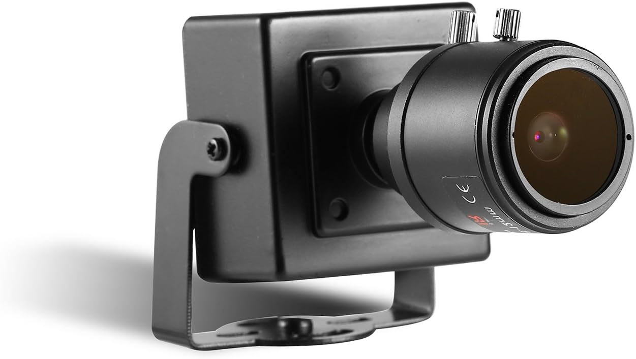 Mini 3MP POE IP Kamera mit Zoomfunktion, Zoom 2,8-12mm 48v Poe Schwarz