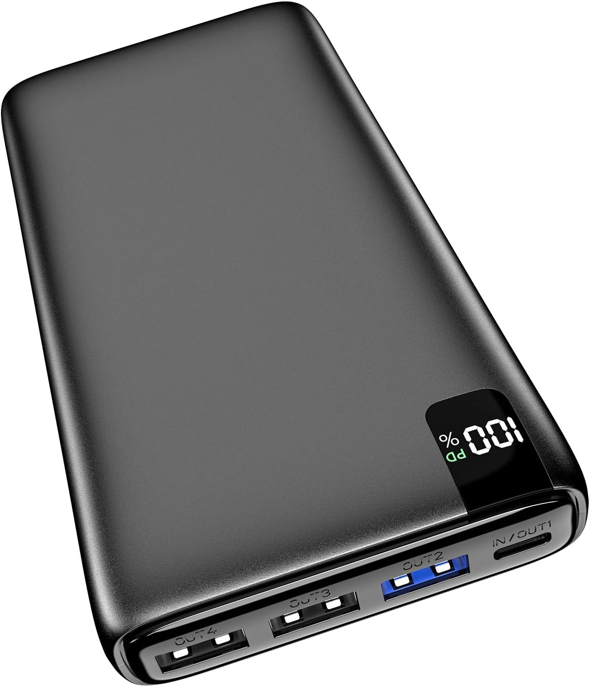 Powerbank 26800mAh mit Schnellladefunktion, Schwarz