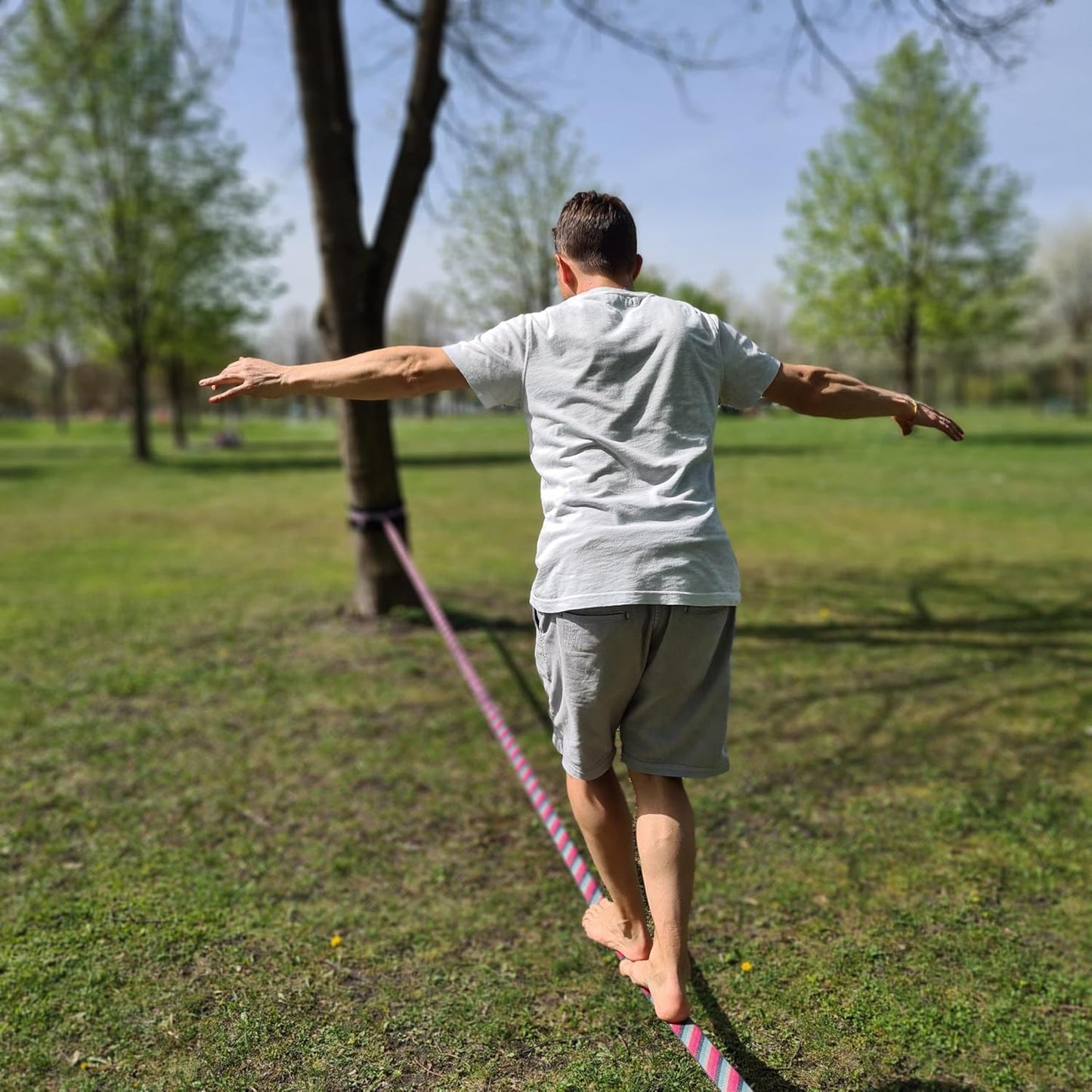 Slackline Set, 15 Meter