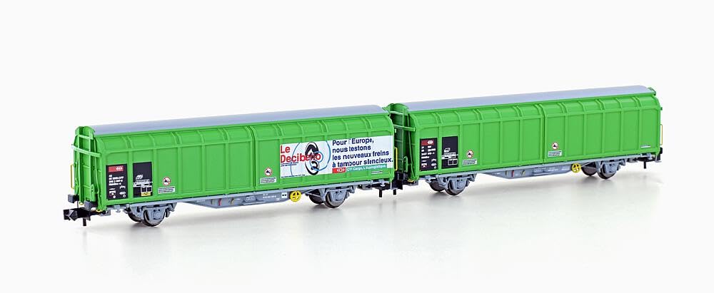 2er-Set Schiebewandwagen Hbbillns-x SBB, Ep.V