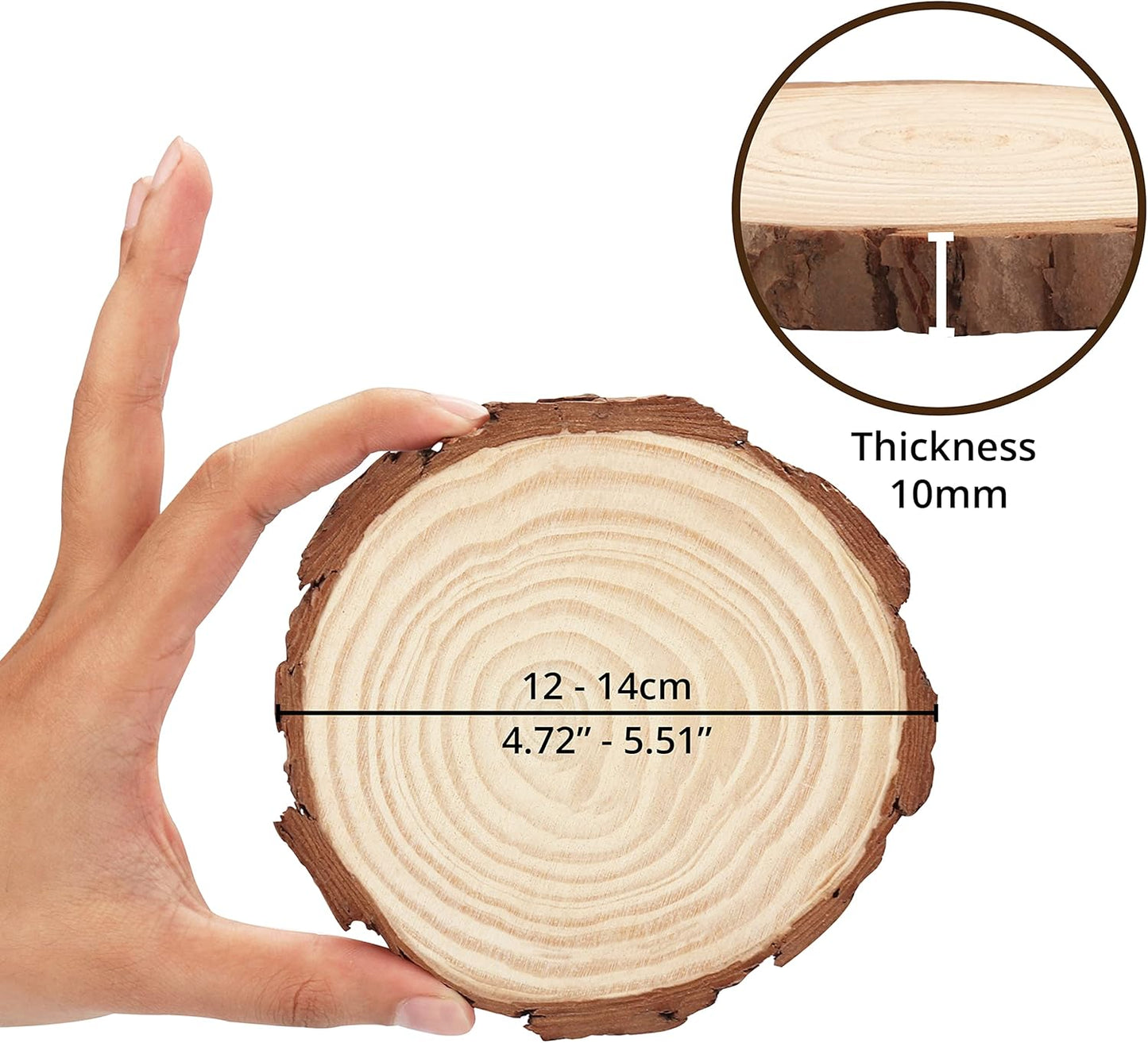 20 Baumscheiben, 20 pack - 12-14cm