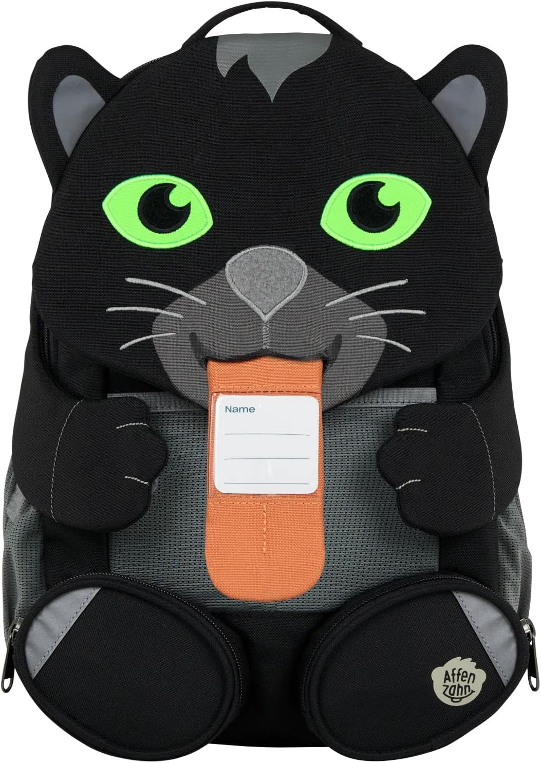 Kinderrucksack Grosser Freund, 8 L Panther - Schwarz