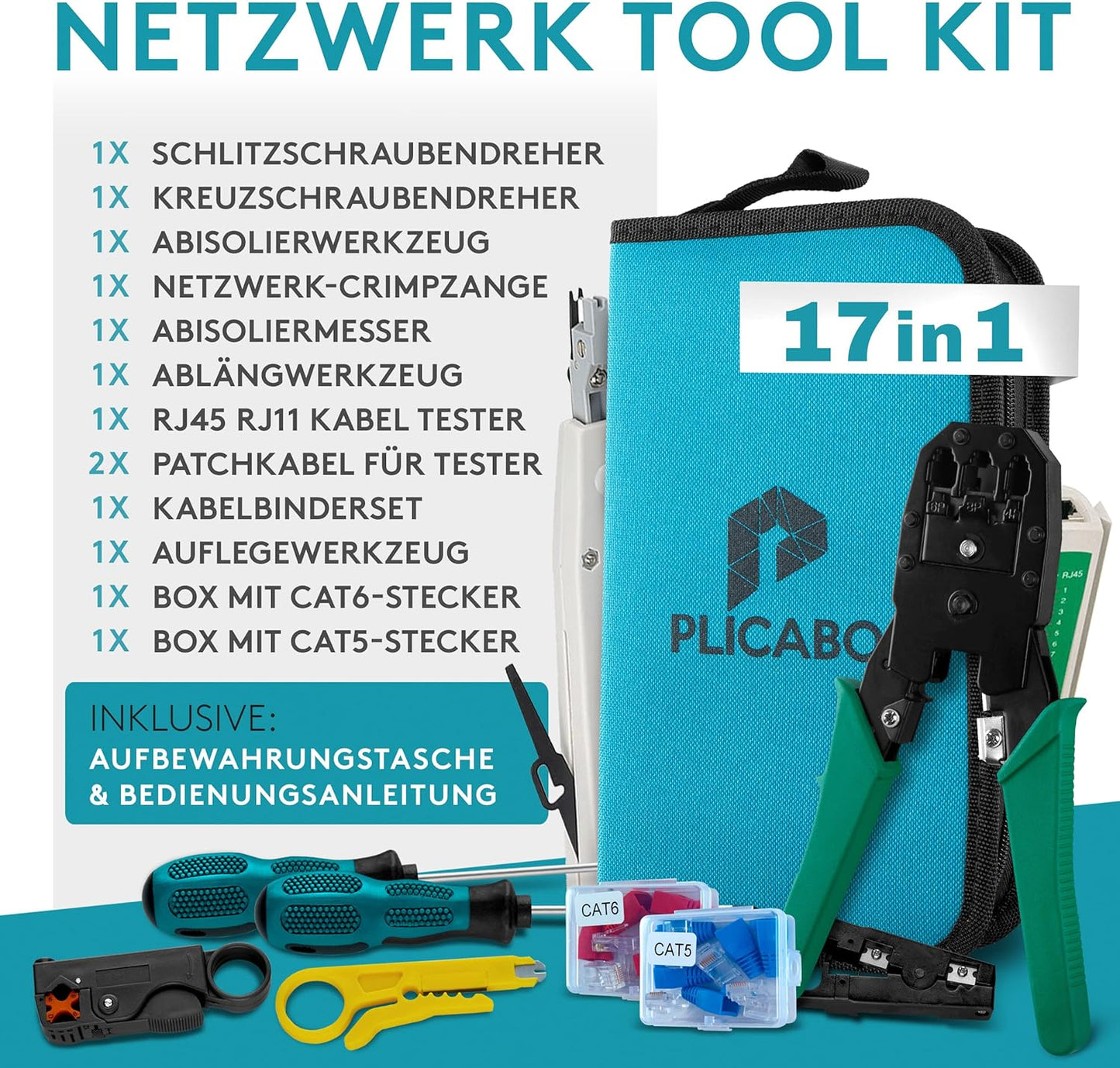 Profi Netzwerk Werkzeug-Set