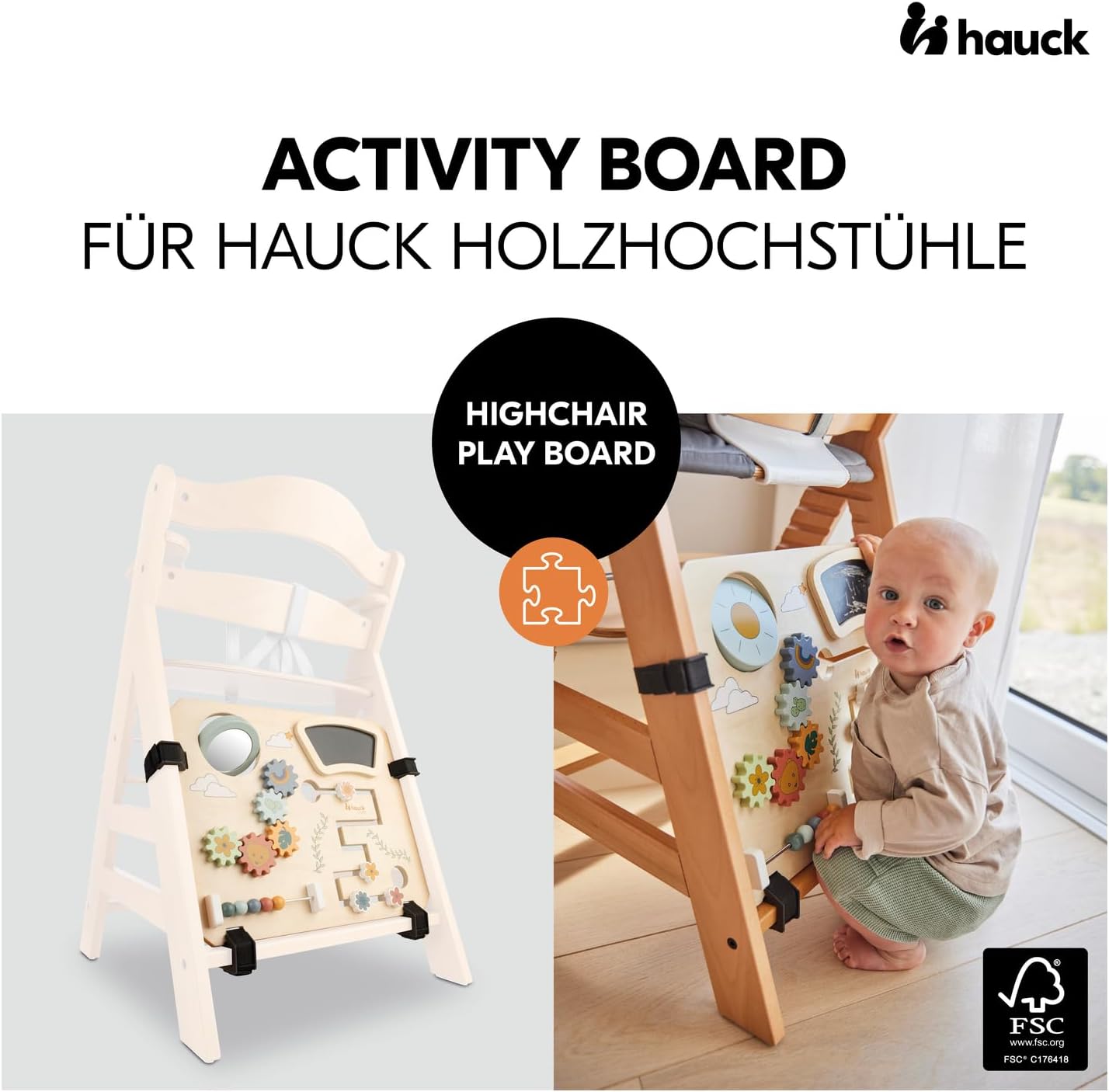 Activity Board für Alpha+, Beta+, Arketa Hochstuhl, Highchair Play Board Activity Board