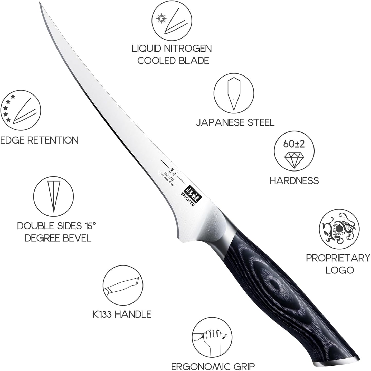 Genbu Filetiermesser, Filetiermesser