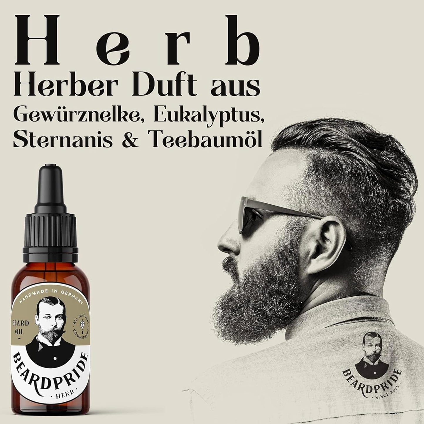 Bartöl "Herb", Herb 30 ml (1er Pack)