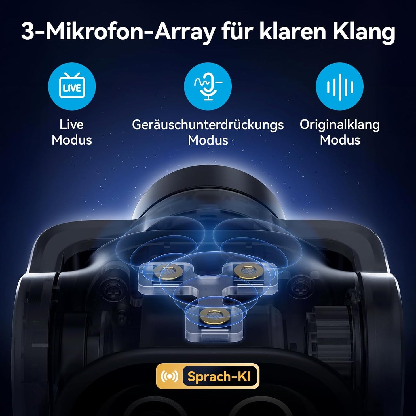 Pixy Dual-Kamera KI Webcam 4K mit Stativ & AI-Tracking, Pixy Kit