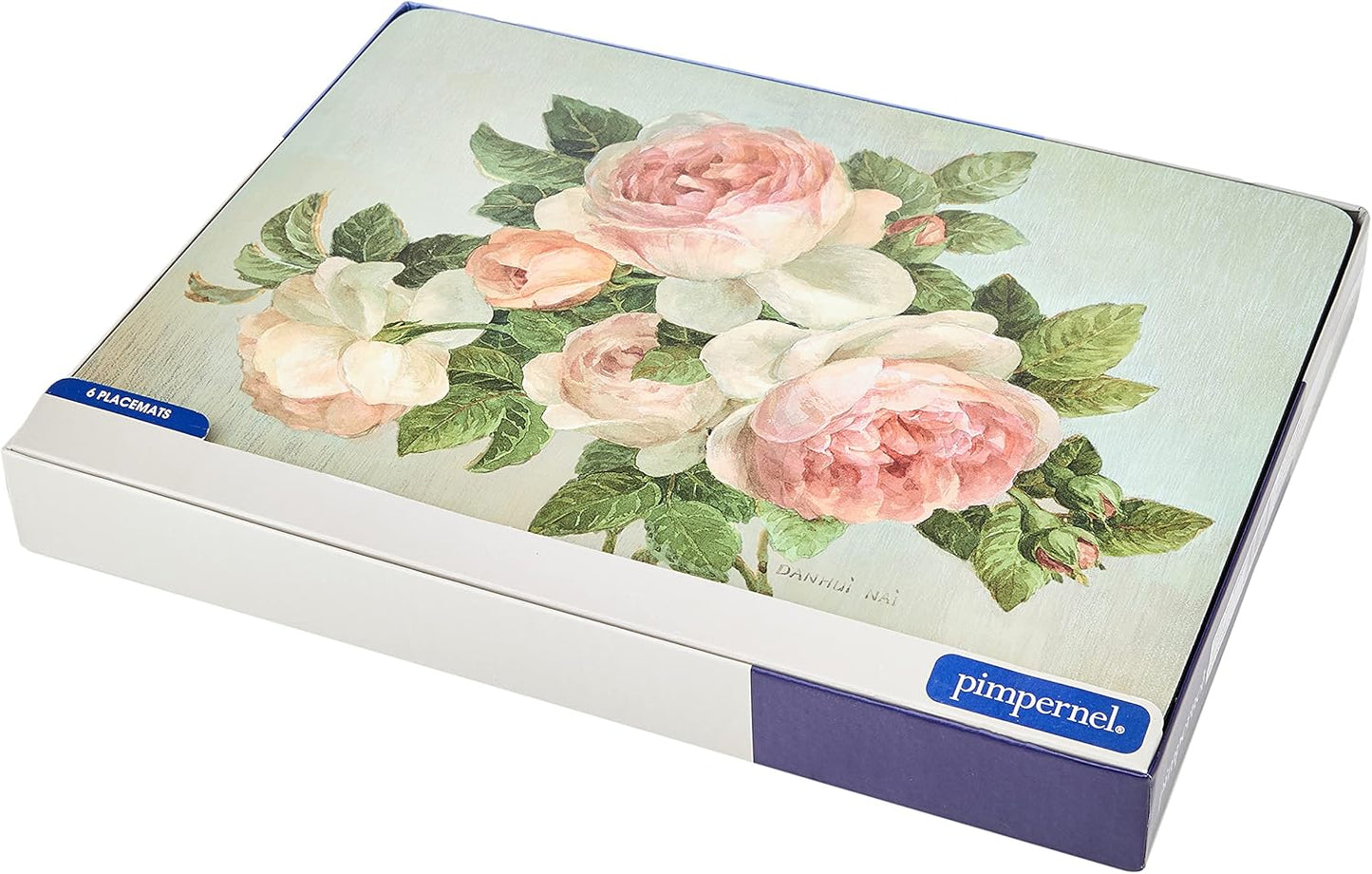 Tischset Antique Roses (6 Stück), Mittel, Mehrfarbig
