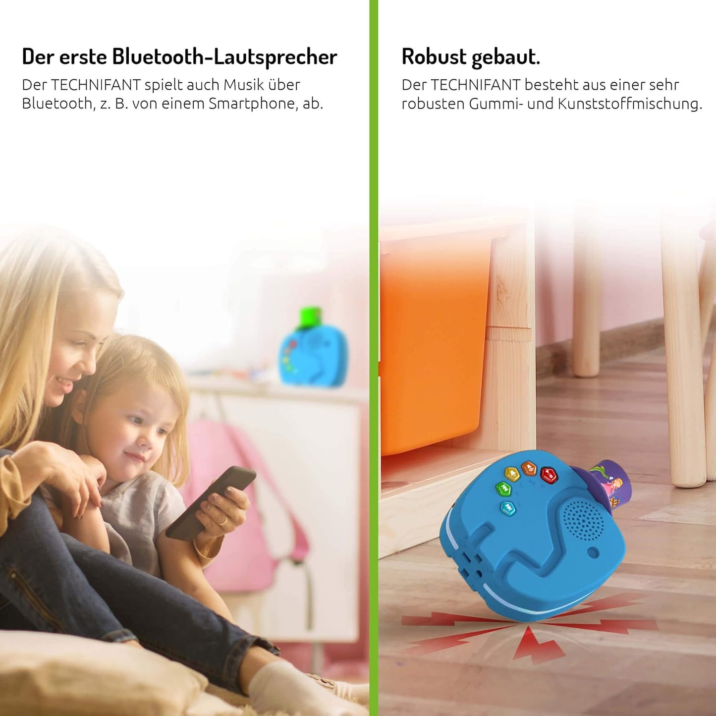 TECHNIFANT Audioplayer & Bluetooth-Lautsprecher, Blau
