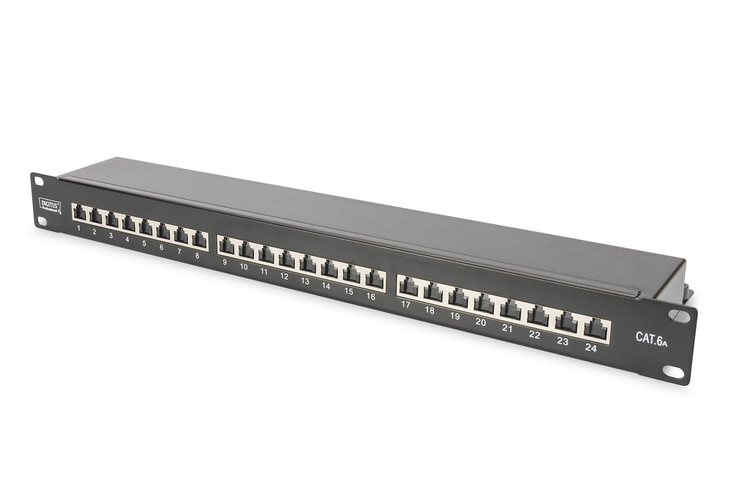 DN-91624S-EA-B, Patchpanel, 1 HE - 24 Port Schwarz